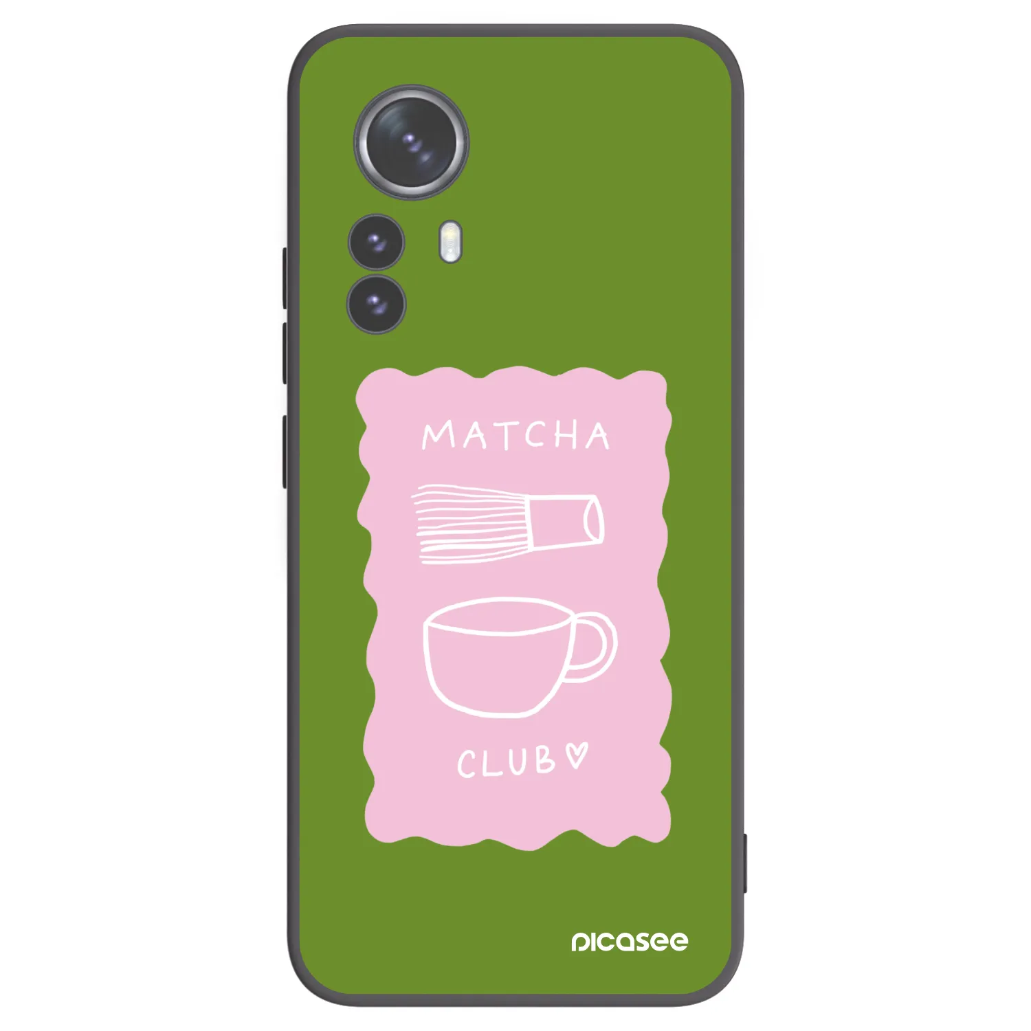 Picasee husă neagră din silicon pentru Xiaomi 12 Pro - Matcha club
