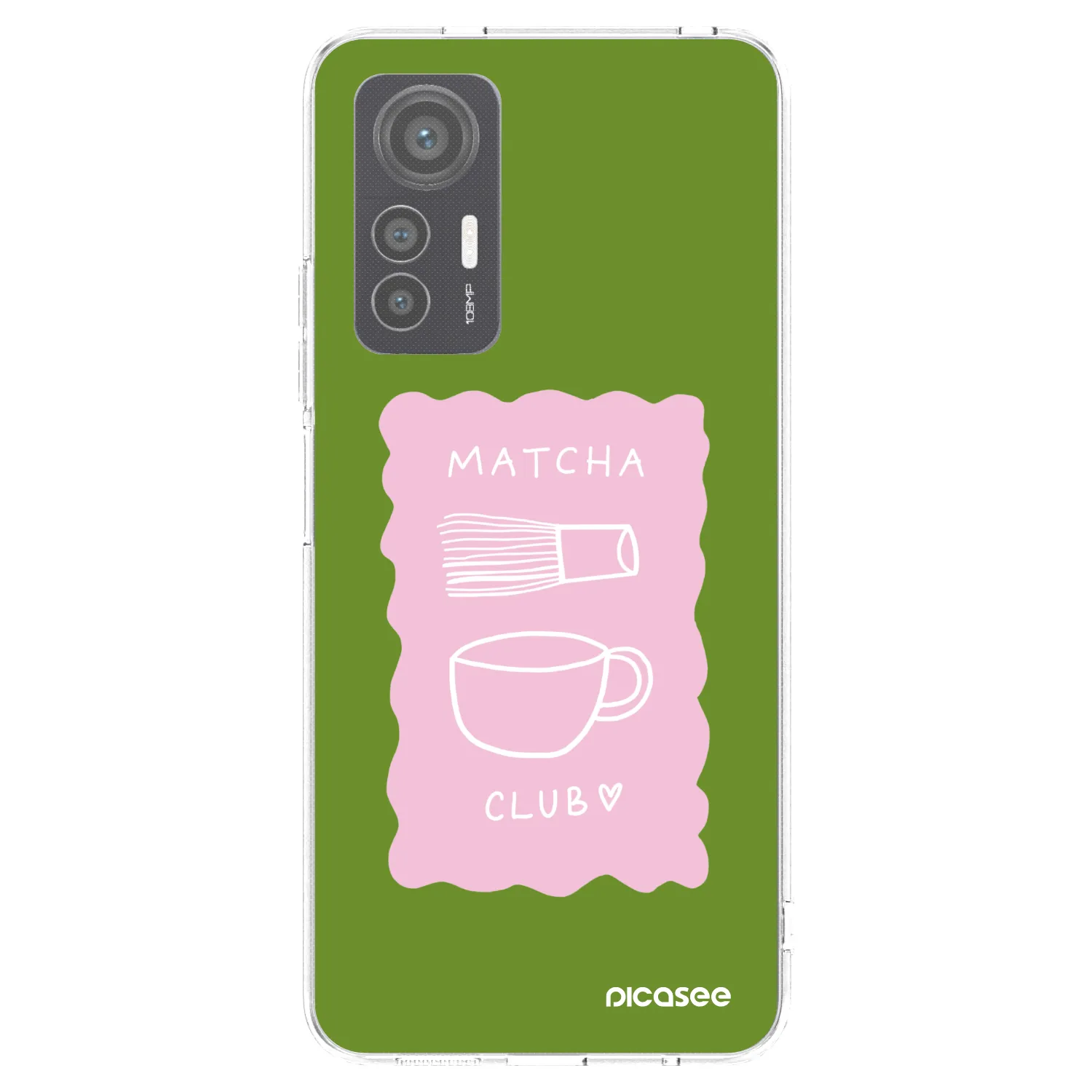 Picasee husă transparentă din silicon pentru Xiaomi 12 Lite - Matcha club