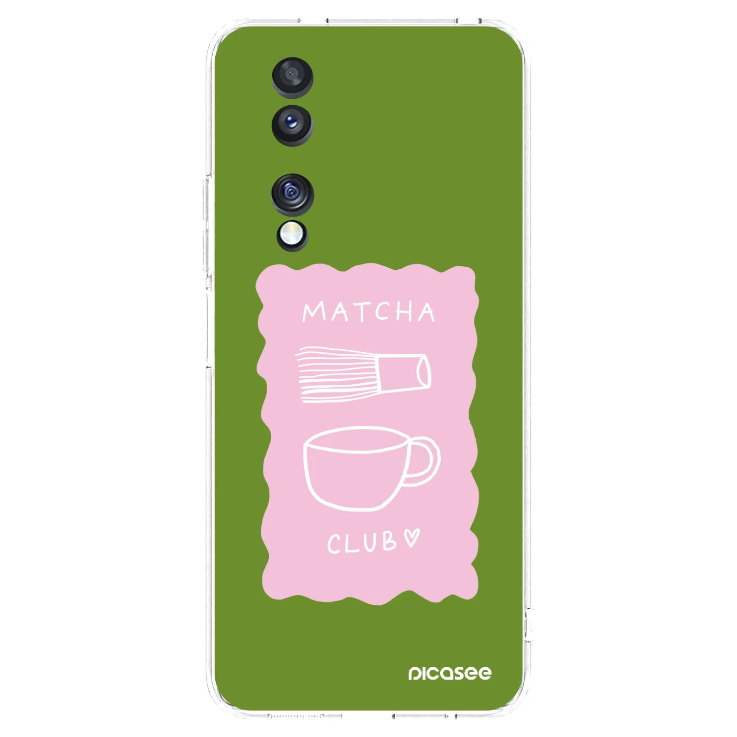 Picasee husă transparentă din silicon pentru Honor 70 - Matcha club