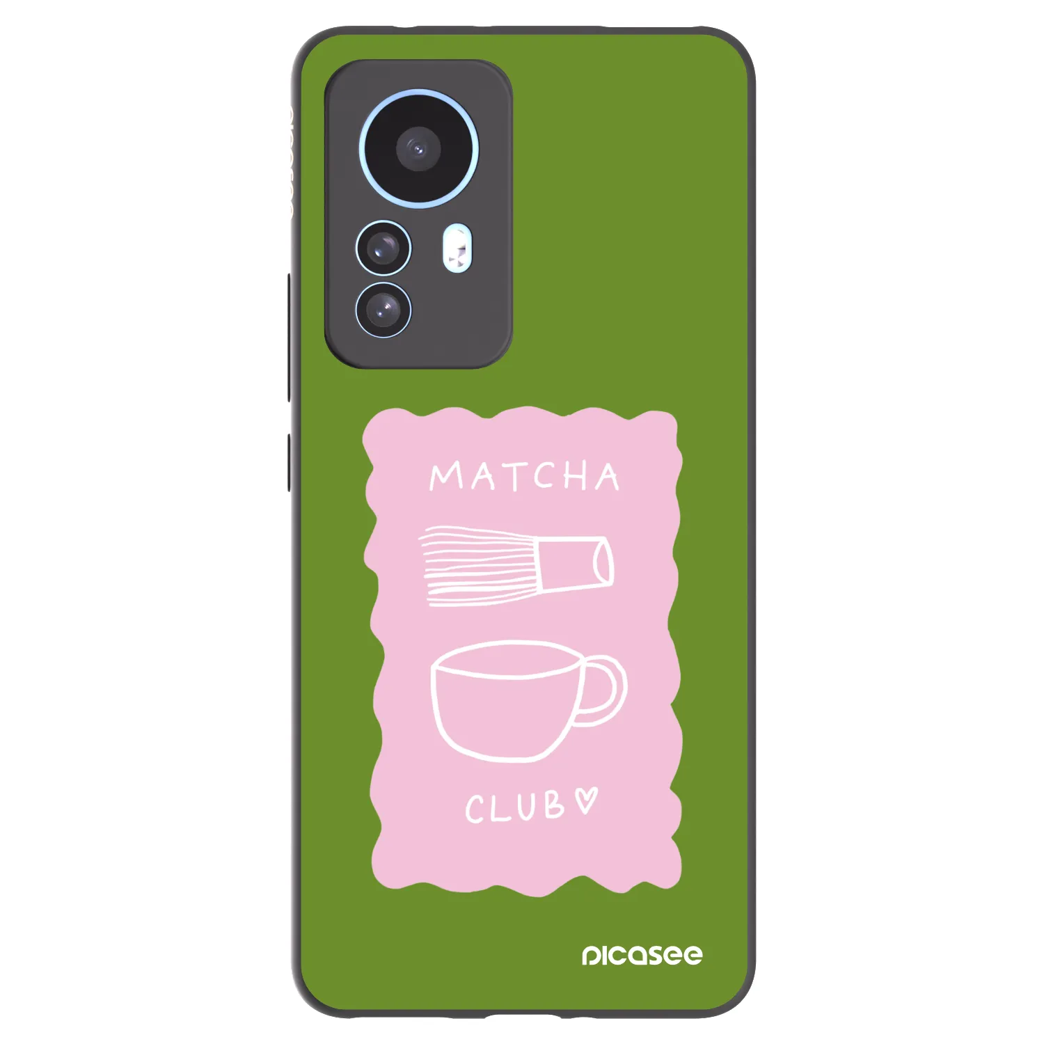 Picasee husă neagră din silicon pentru Xiaomi 12T Pro - Matcha club