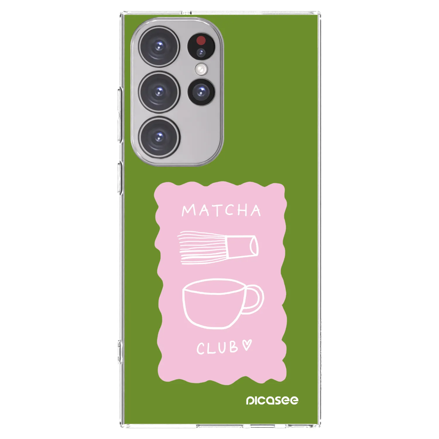 Picasee husă transparentă din silicon pentru Samsung Galaxy S23 Ultra 5G - Matcha club