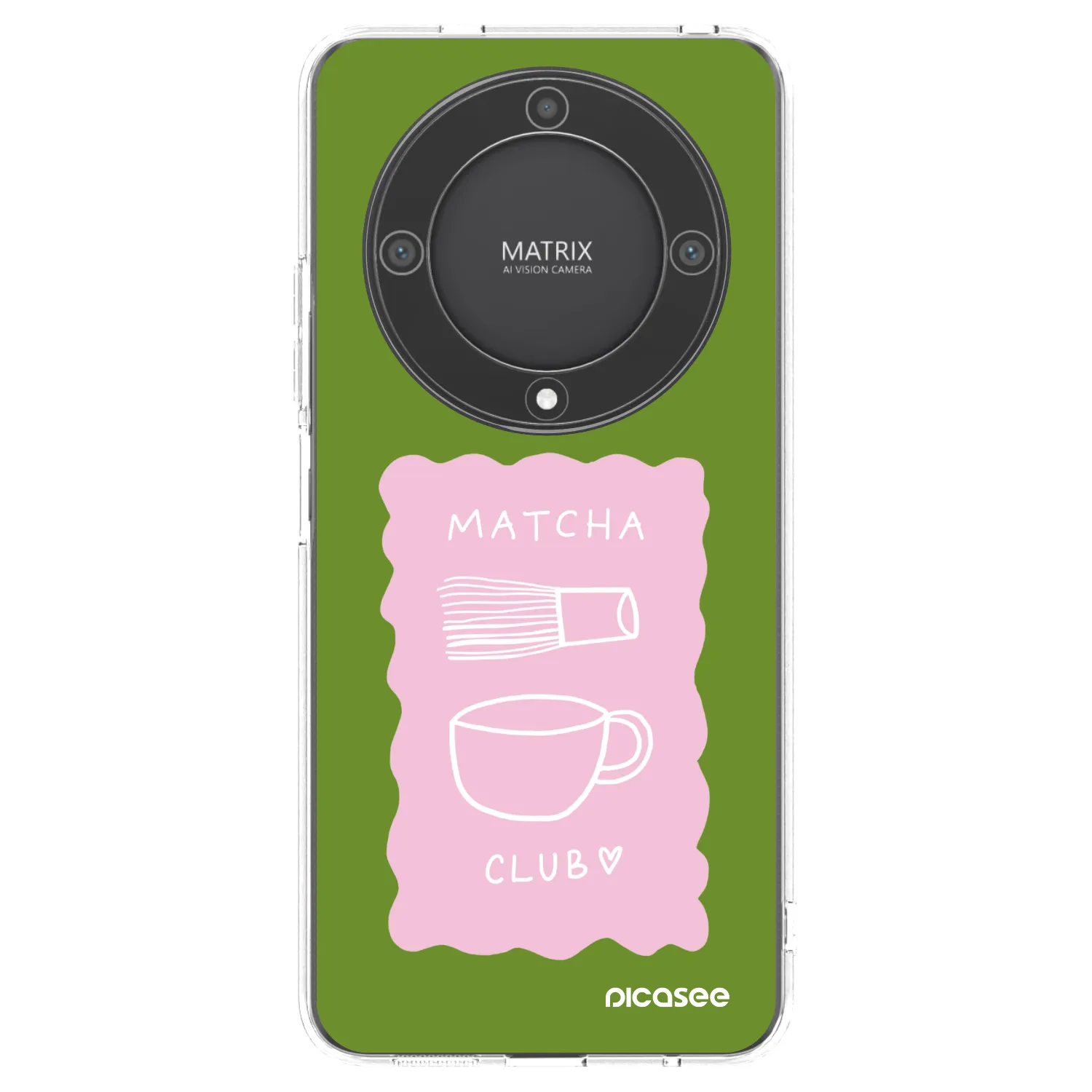 Picasee husă transparentă din silicon pentru Honor Magic5 Lite 5G - Matcha club