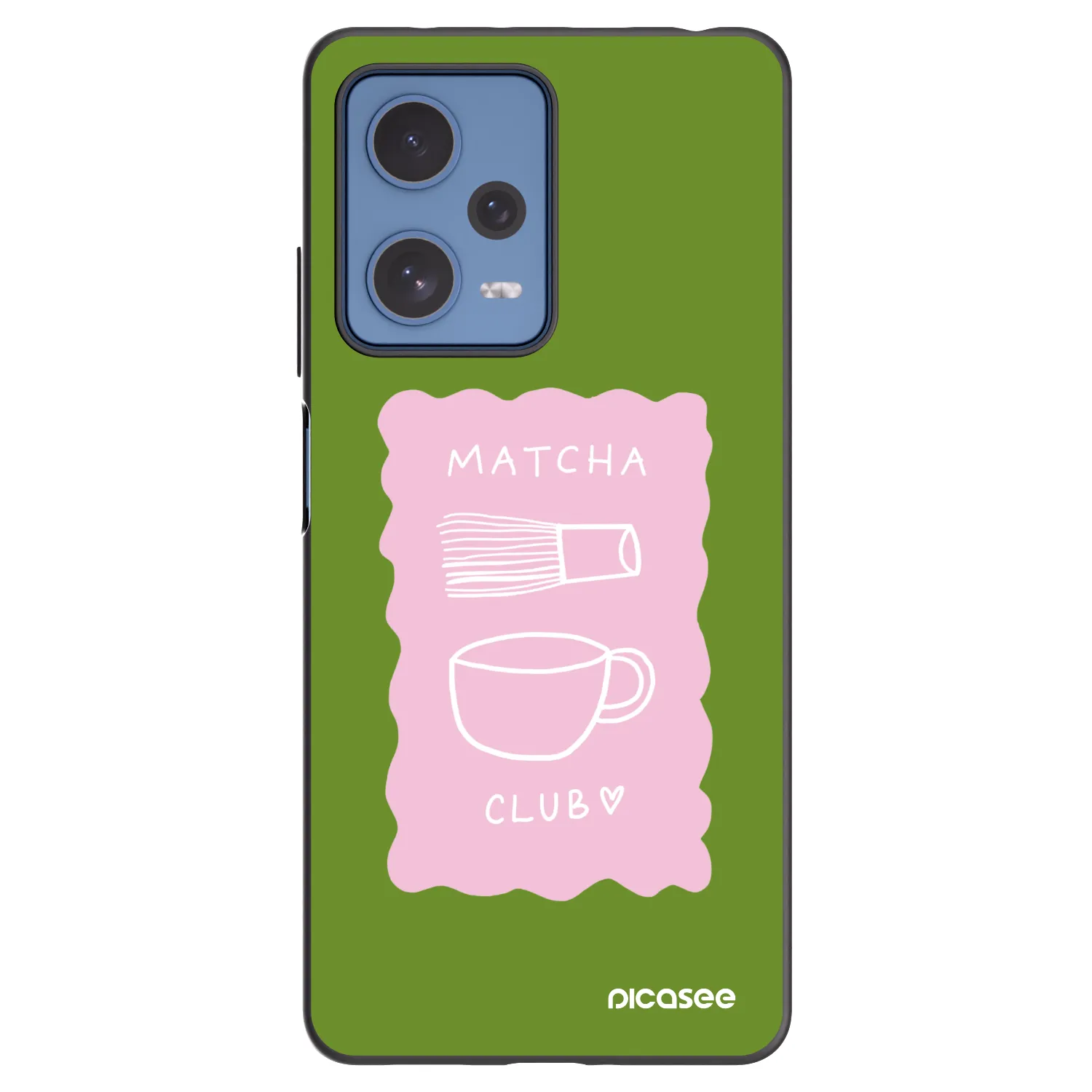 Picasee husă neagră din silicon pentru Xiaomi Redmi Note 12 Pro 5G - Matcha club