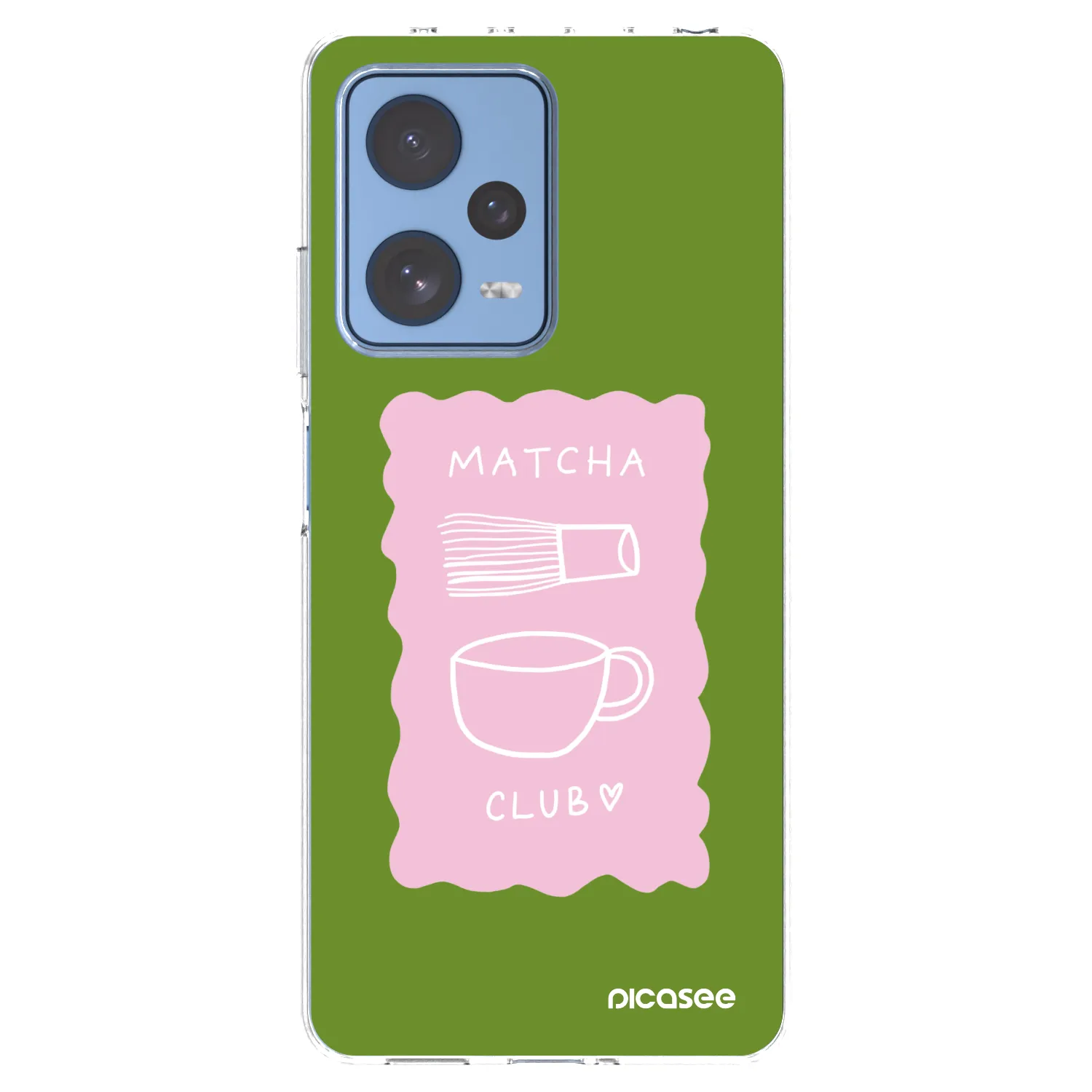 Picasee husă transparentă din silicon pentru Xiaomi Redmi Note 12 Pro 5G - Matcha club