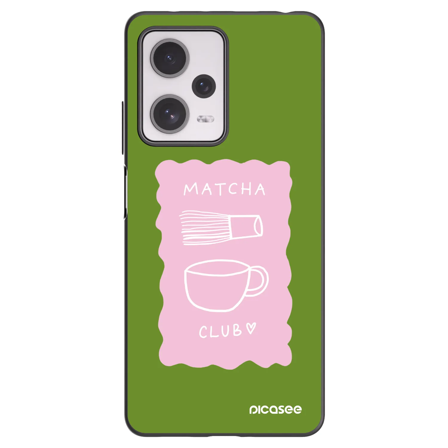 Picasee husă neagră din silicon pentru Xiaomi Redmi Note 12 Pro+ 5G - Matcha club