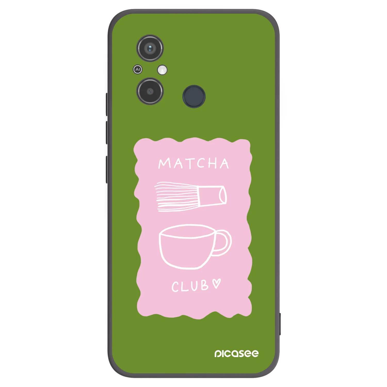 Picasee husă neagră din silicon pentru Xiaomi Redmi 12C - Matcha club