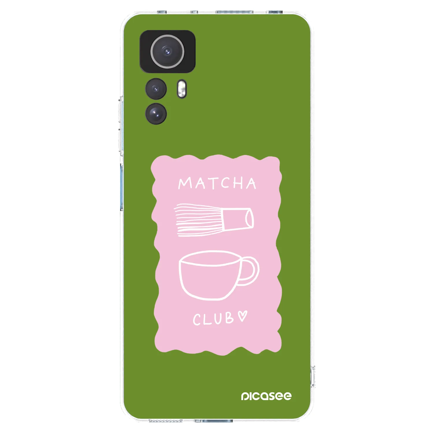 Picasee husă transparentă din silicon pentru Xiaomi Redmi Note 12S - Matcha club