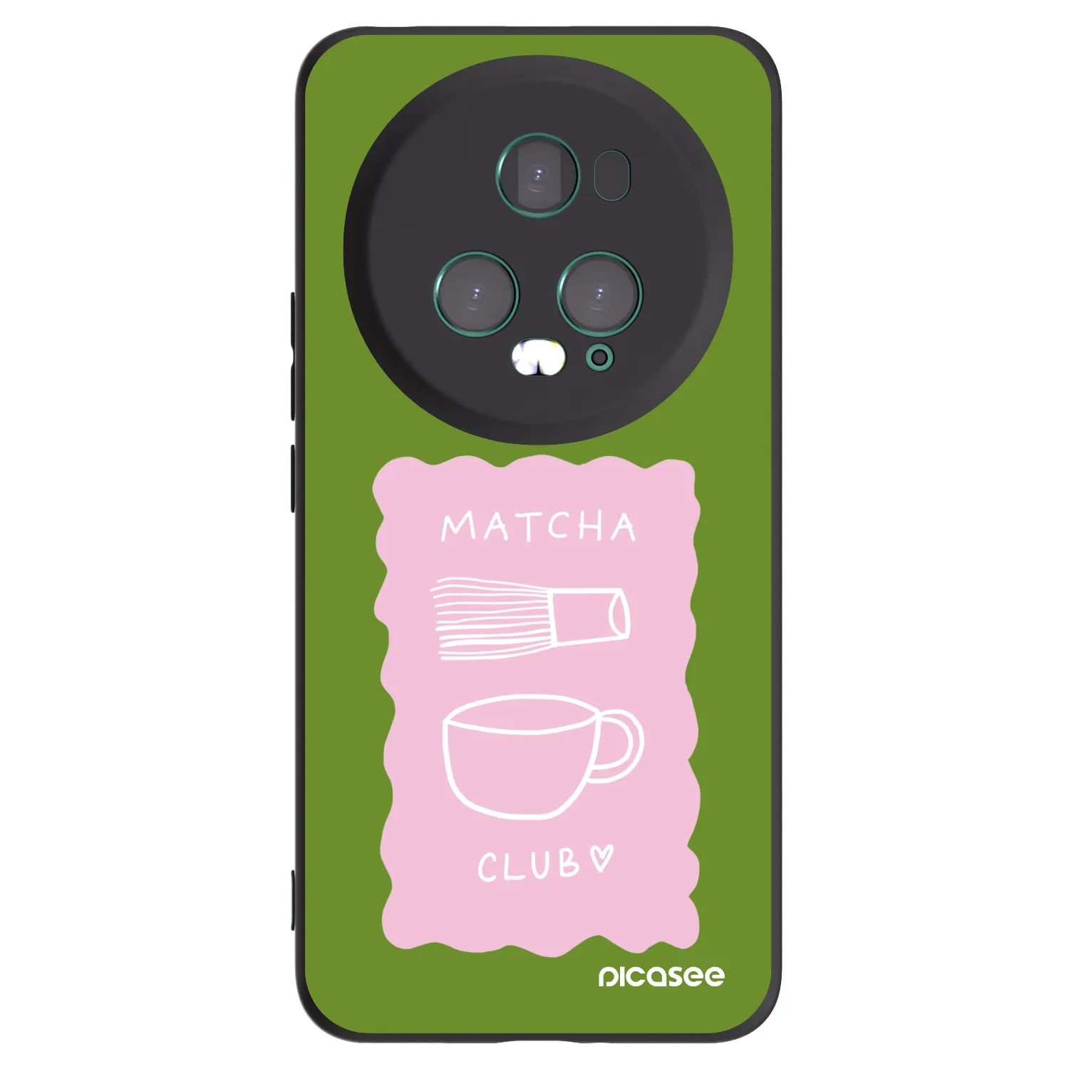 Picasee husă neagră din silicon pentru Honor Magic5 Pro - Matcha club