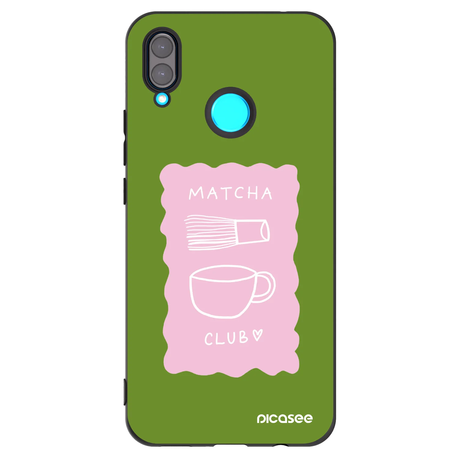 Picasee husă neagră din silicon pentru Huawei Nova 3i - Matcha club