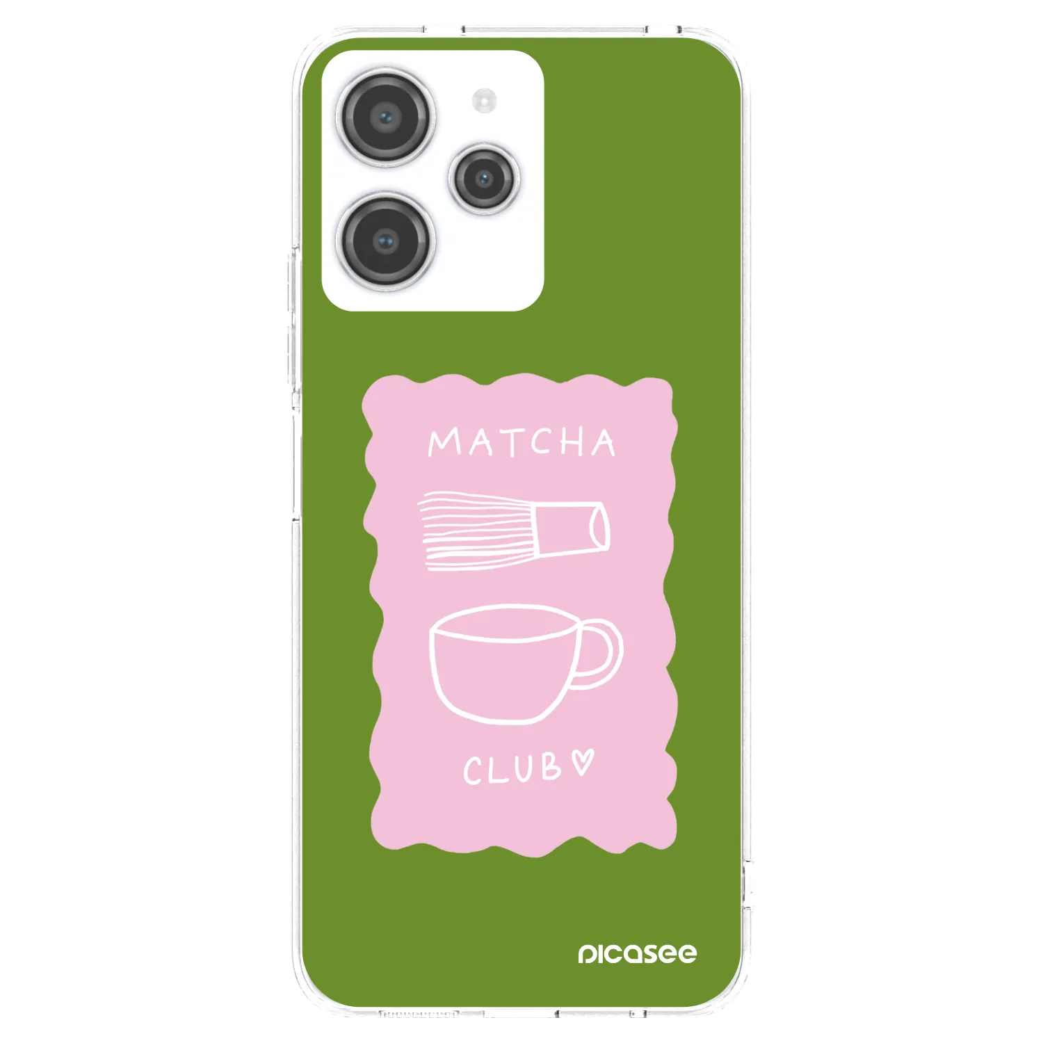 Picasee husă transparentă din silicon pentru Xiaomi Redmi 12 4G - Matcha club