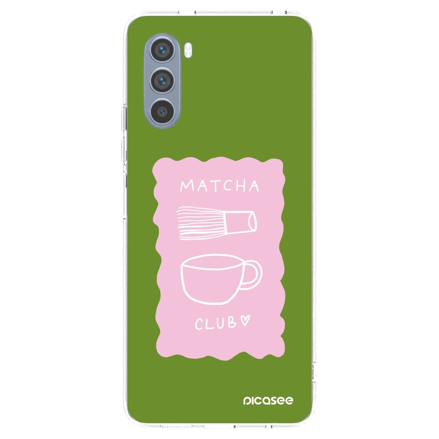 Picasee husă transparentă din silicon pentru Motorola Moto G62 - Matcha club
