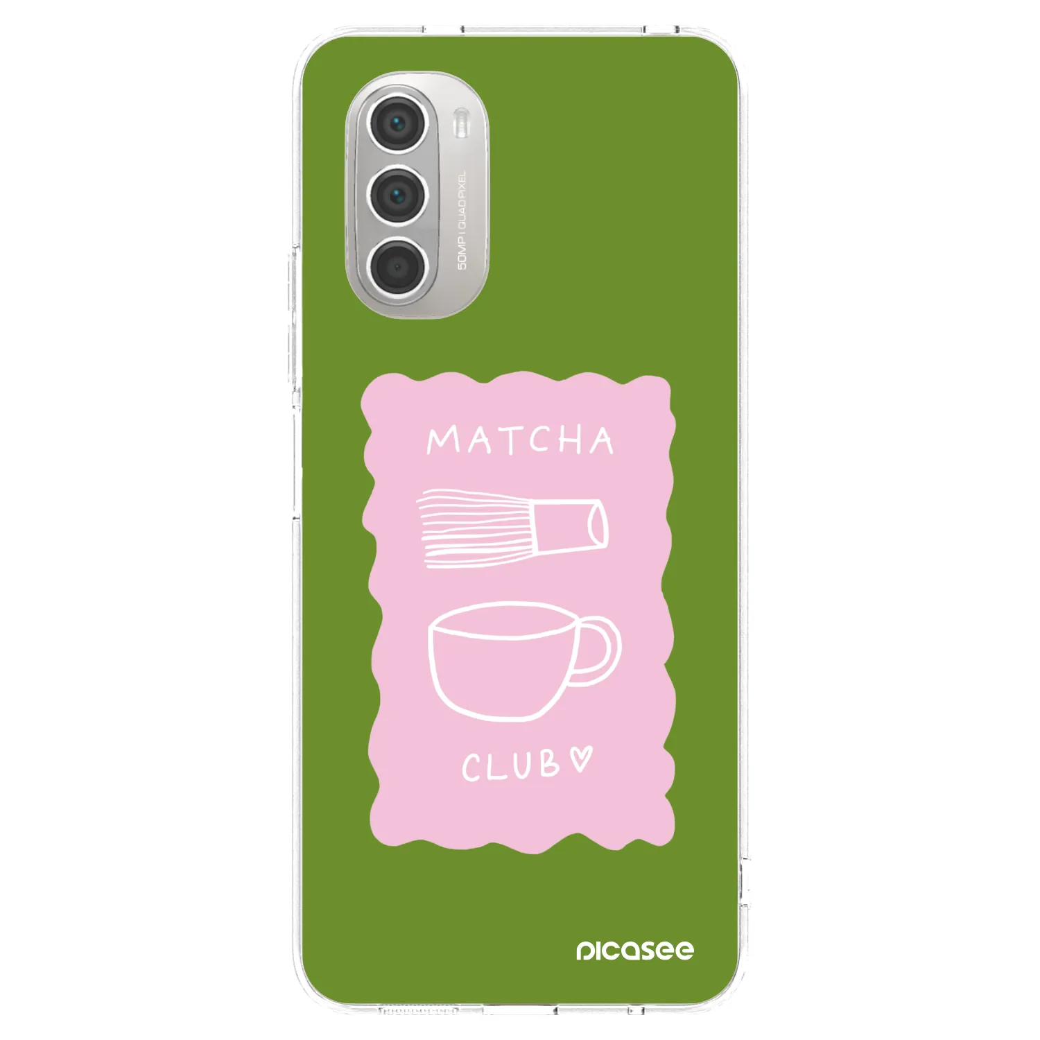 Picasee husă transparentă din silicon pentru Motorola Moto G51 - Matcha club
