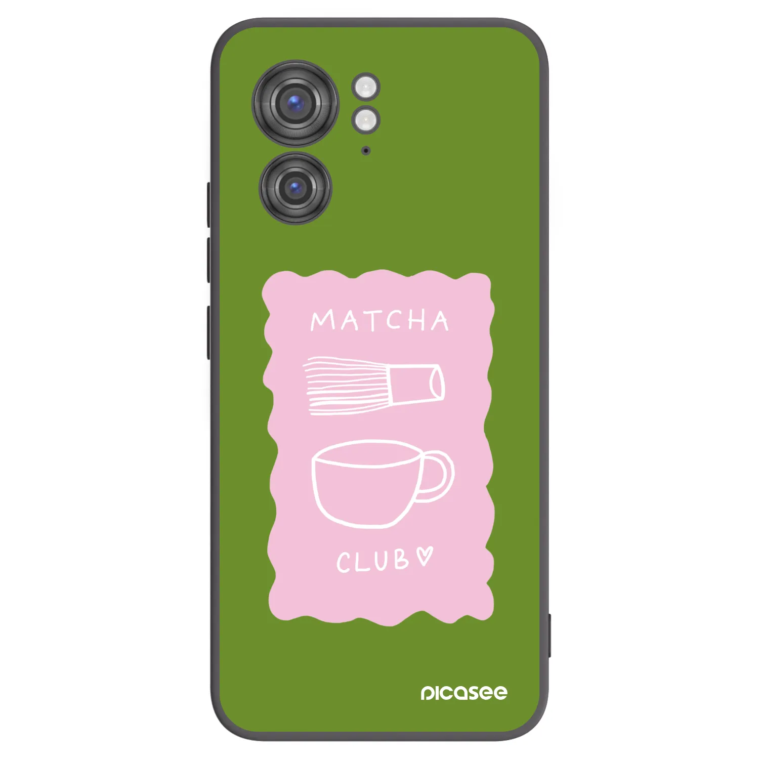 Picasee husă neagră din silicon pentru Motorola Edge 40 - Matcha club