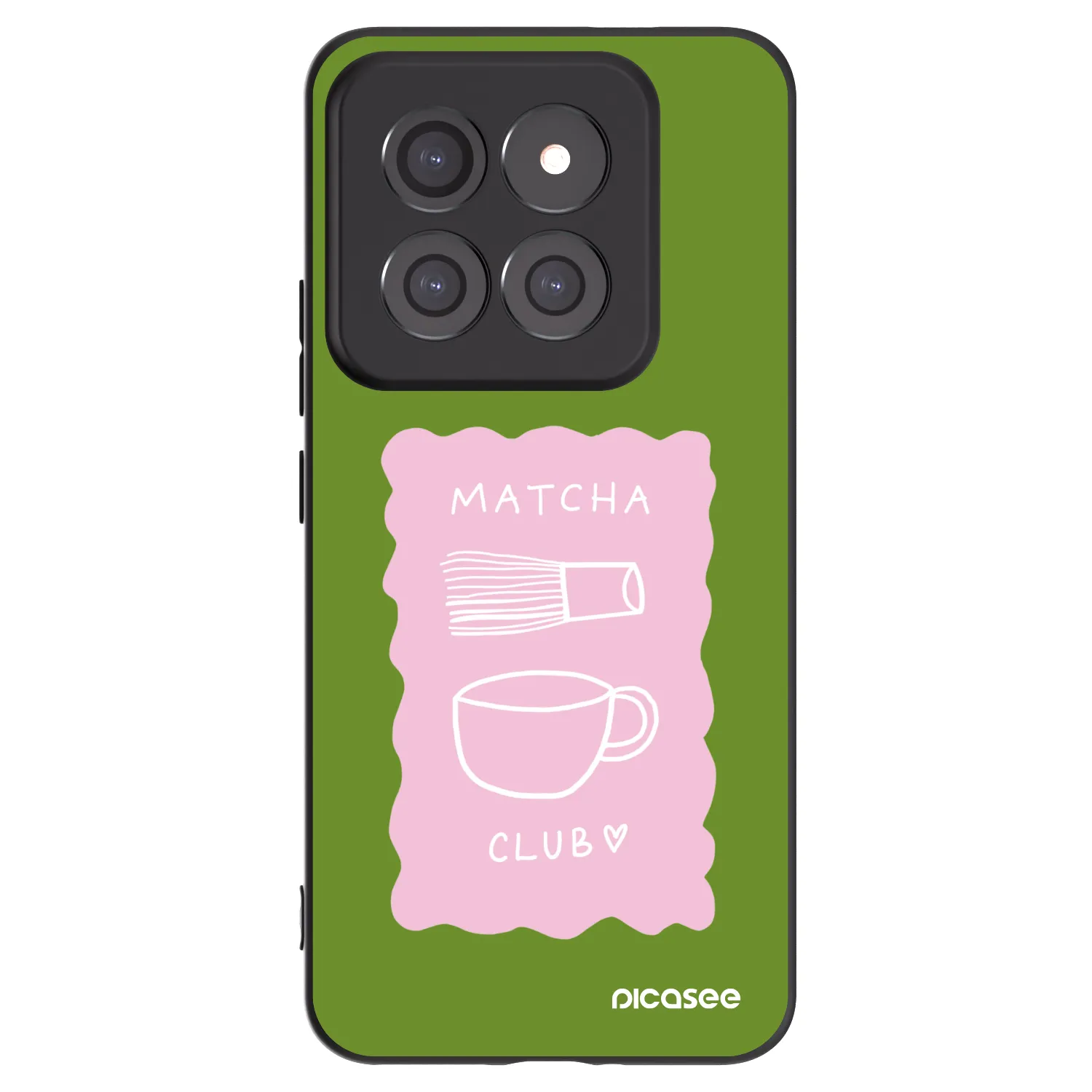 Picasee husă neagră din silicon pentru Xiaomi 14 Pro - Matcha club