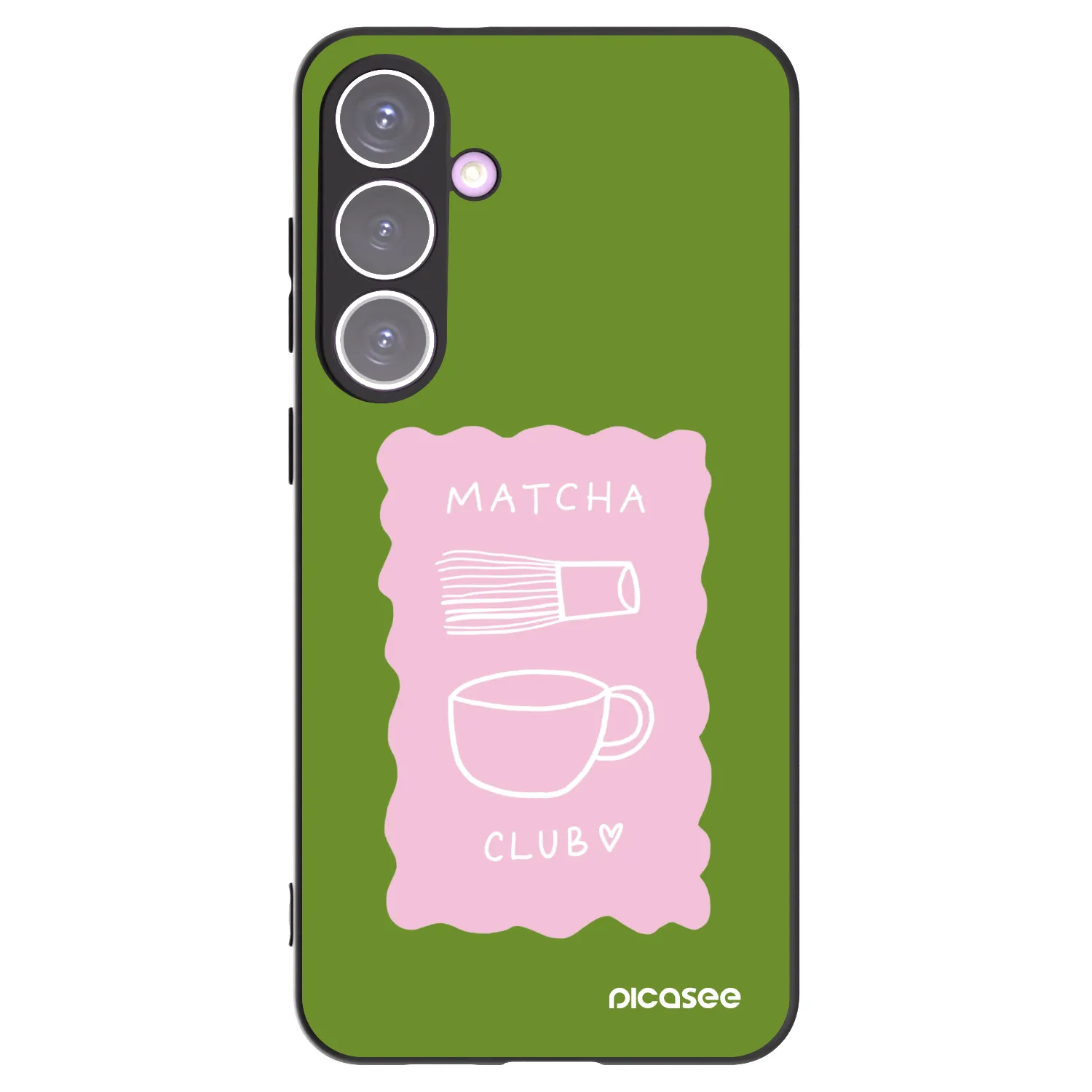 Picasee husă neagră din silicon pentru Samsung Galaxy S24+ S926B 5G - Matcha club