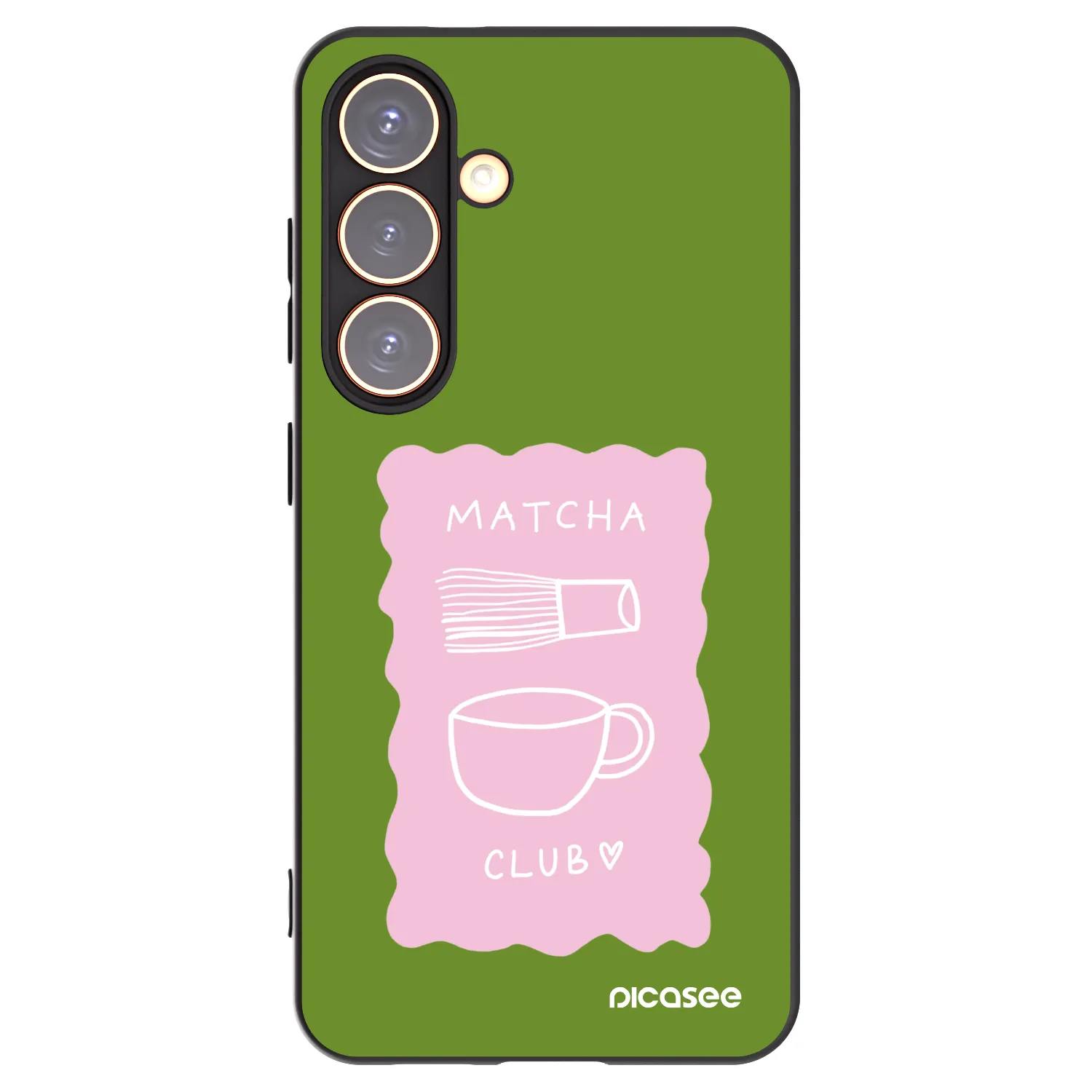 Picasee husă neagră din silicon pentru Samsung Galaxy S24 S921B 5G - Matcha club