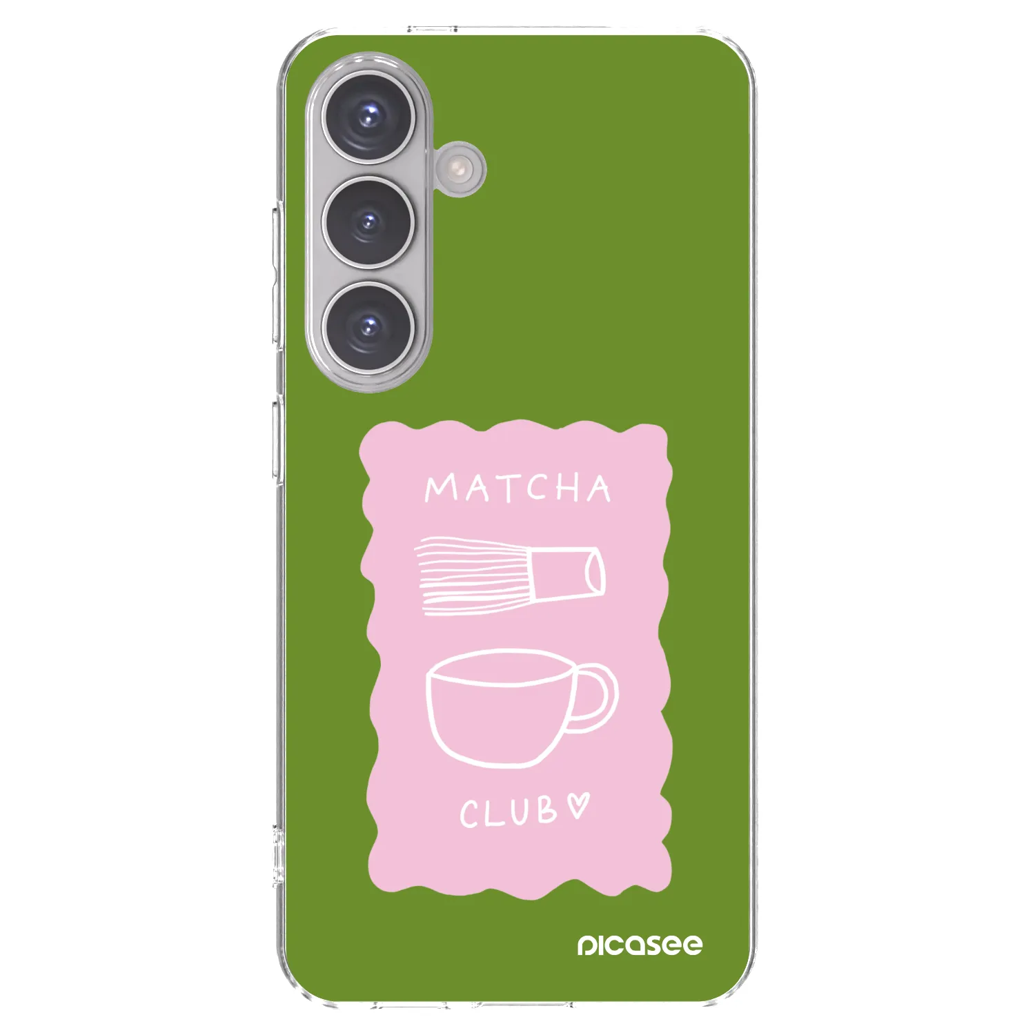 Picasee husă transparentă din silicon pentru Samsung Galaxy S24 S921B 5G - Matcha club