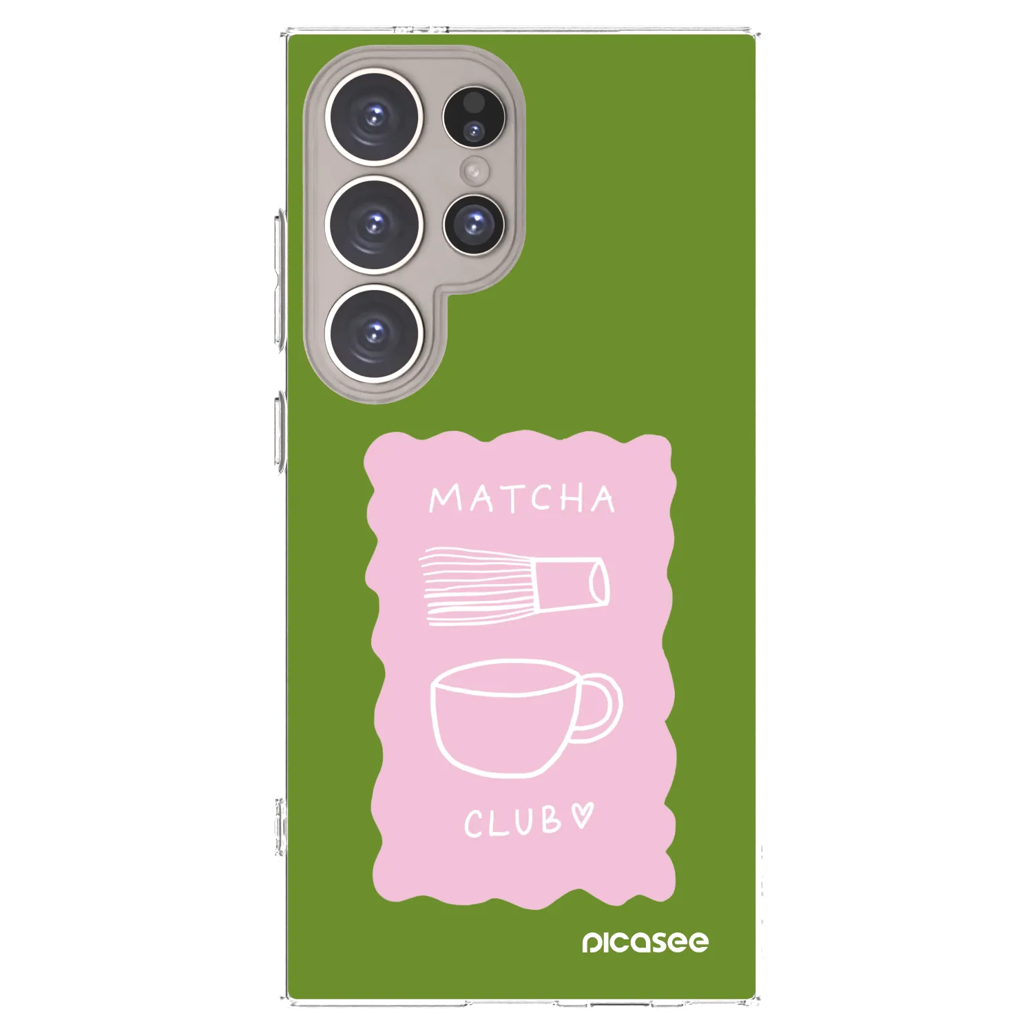 Picasee husă transparentă din silicon pentru Samsung Galaxy S24 Ultra S928B 5G - Matcha club