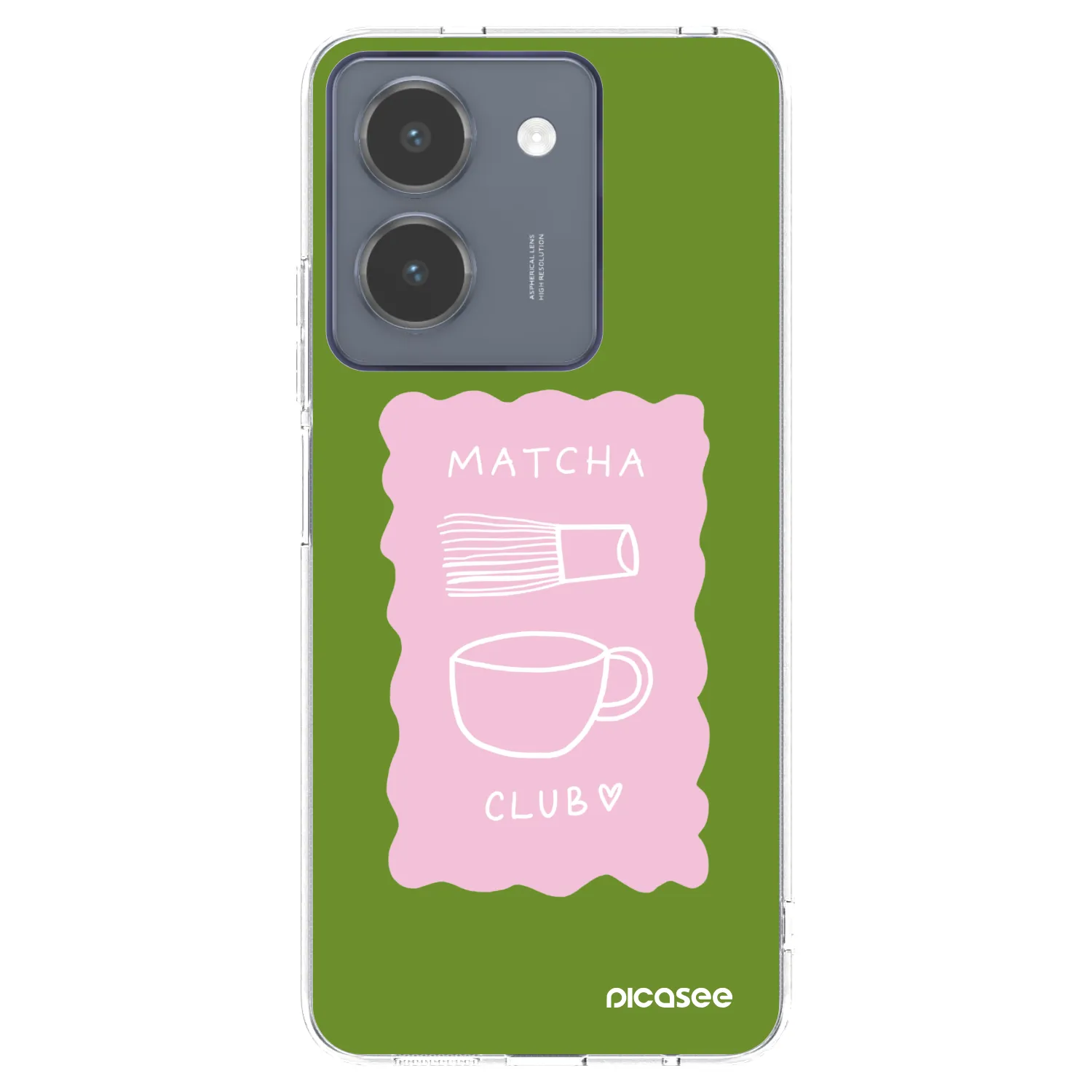 Picasee husă transparentă din silicon pentru Vivo Y36 4G - Matcha club