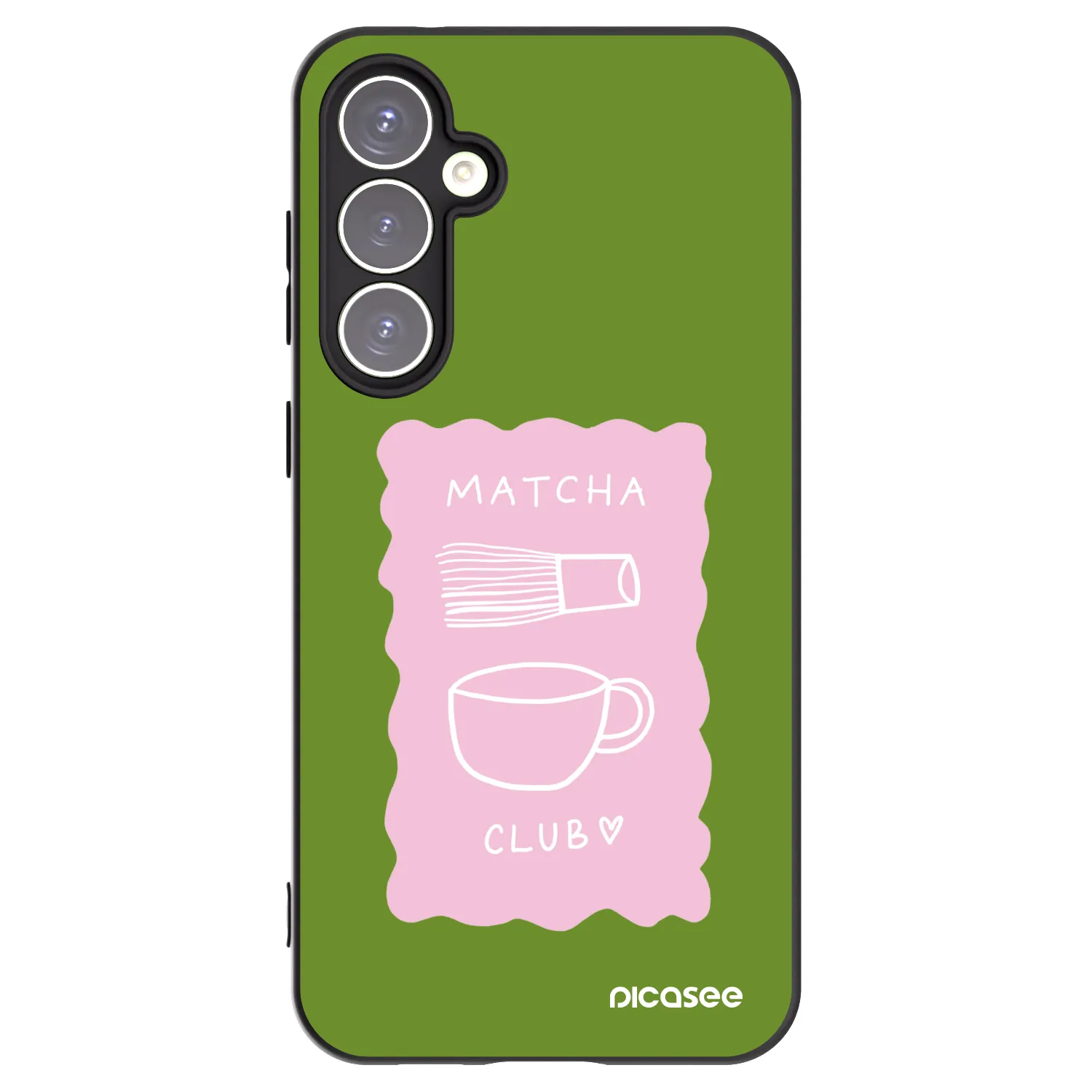 Picasee husă neagră din silicon pentru Samsung Galaxy S23 FE S711B - Matcha club