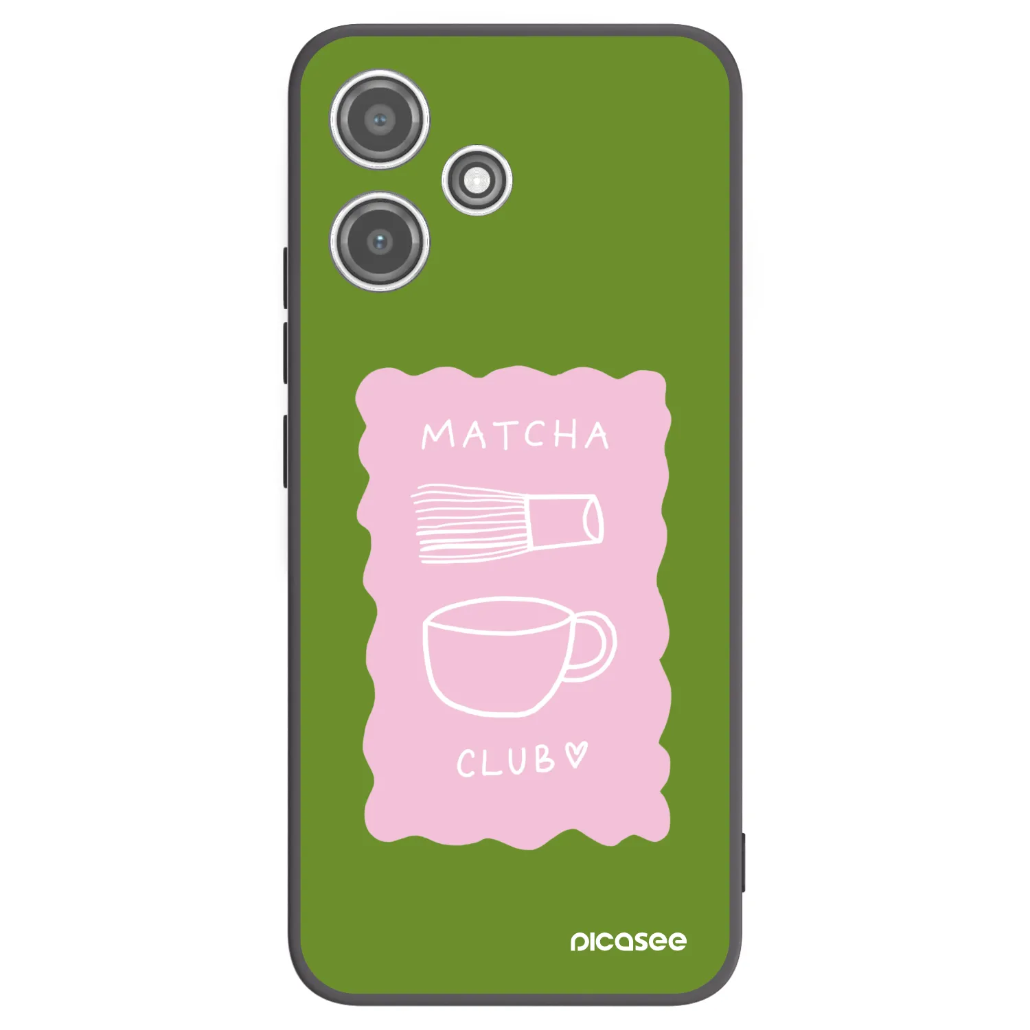 Picasee husă neagră din silicon pentru Xiaomi Redmi 12 5G - Matcha club