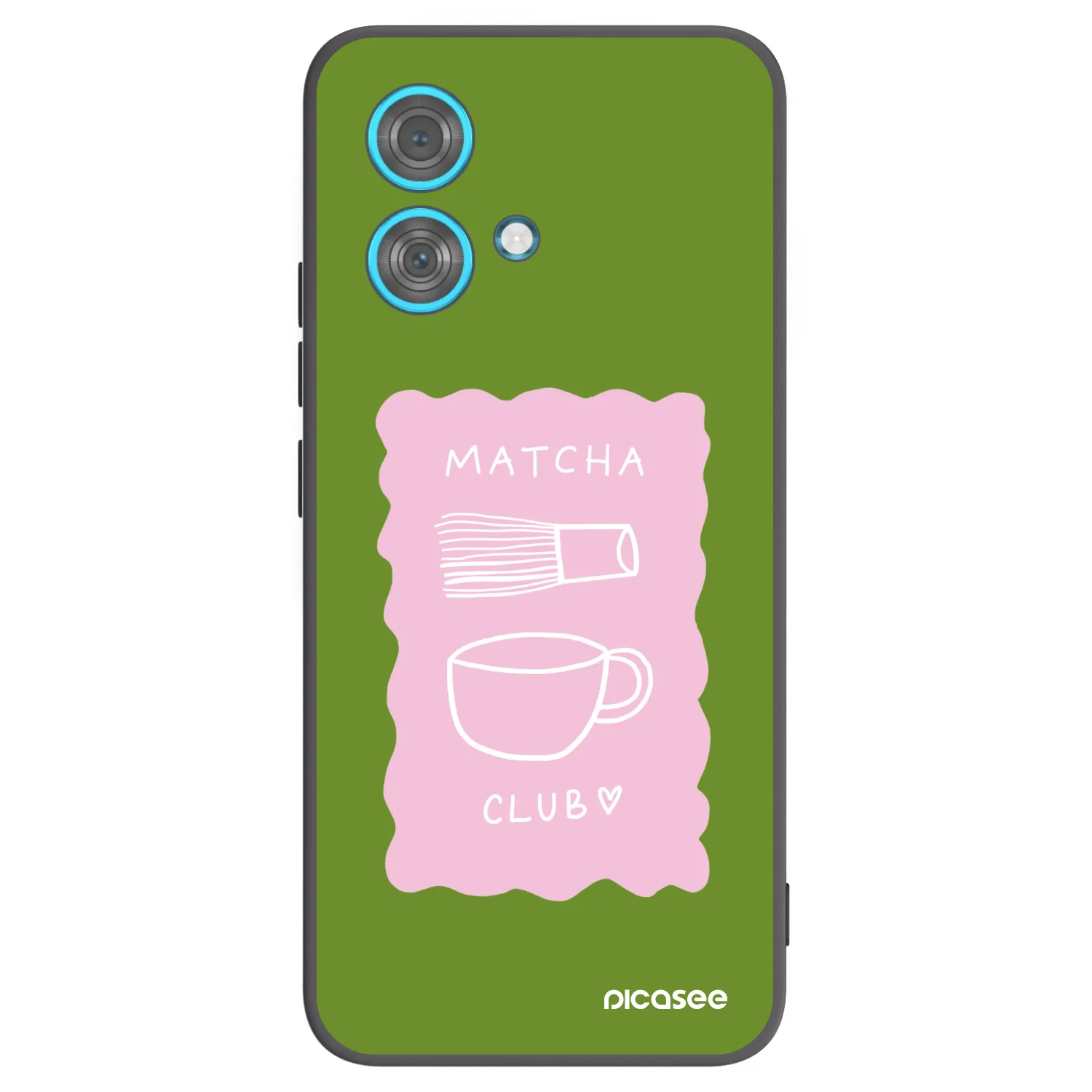 Picasee husă neagră din silicon pentru Motorola Edge 40 Neo - Matcha club