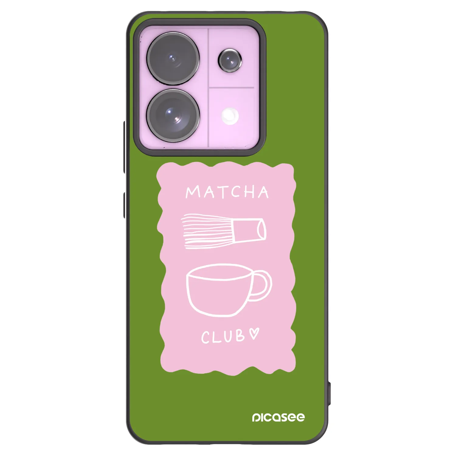 Picasee husă neagră din silicon pentru Xiaomi Redmi Note 13 Pro 5G - Matcha club