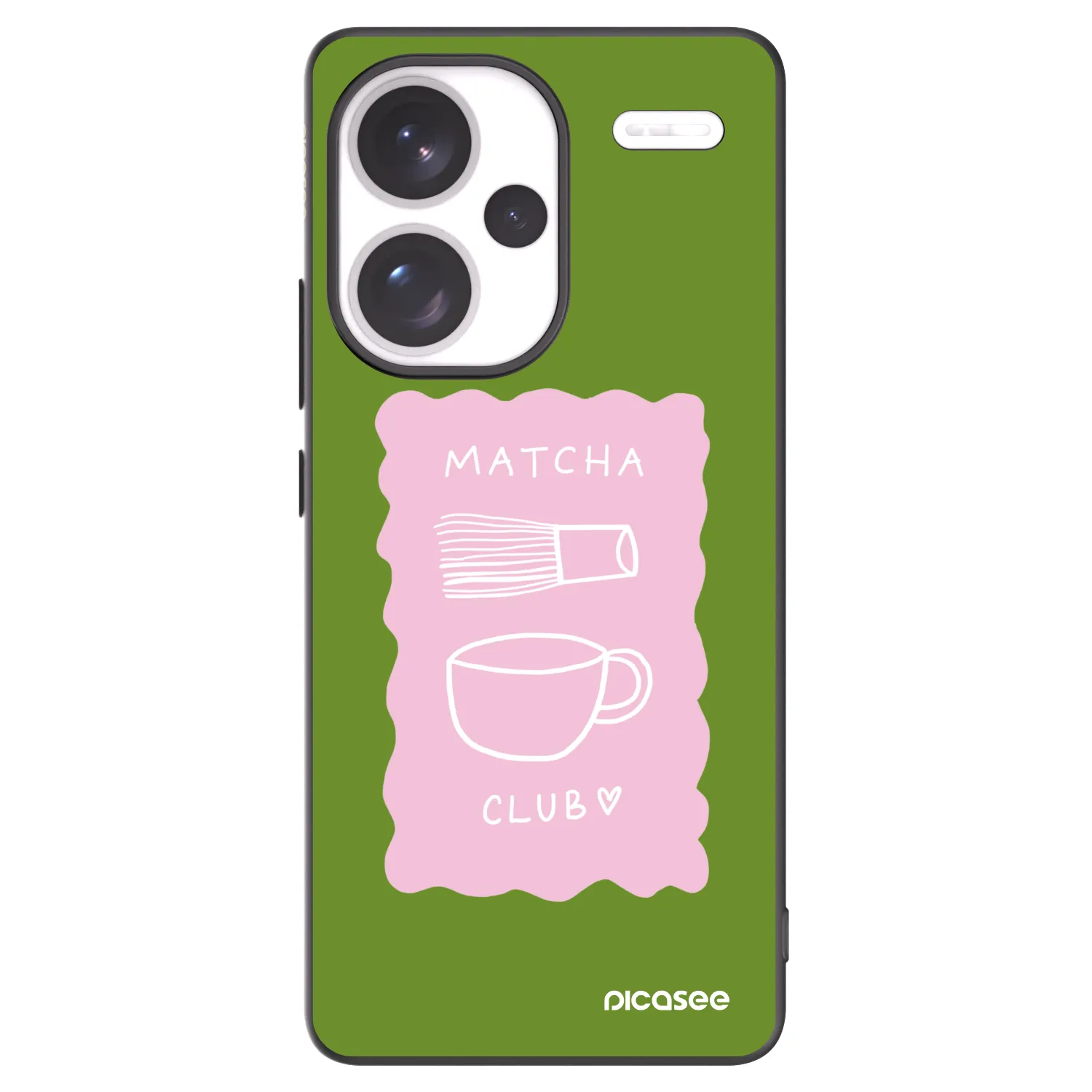 Picasee husă neagră din silicon pentru Xiaomi Redmi Note 13 Pro+ 5G - Matcha club