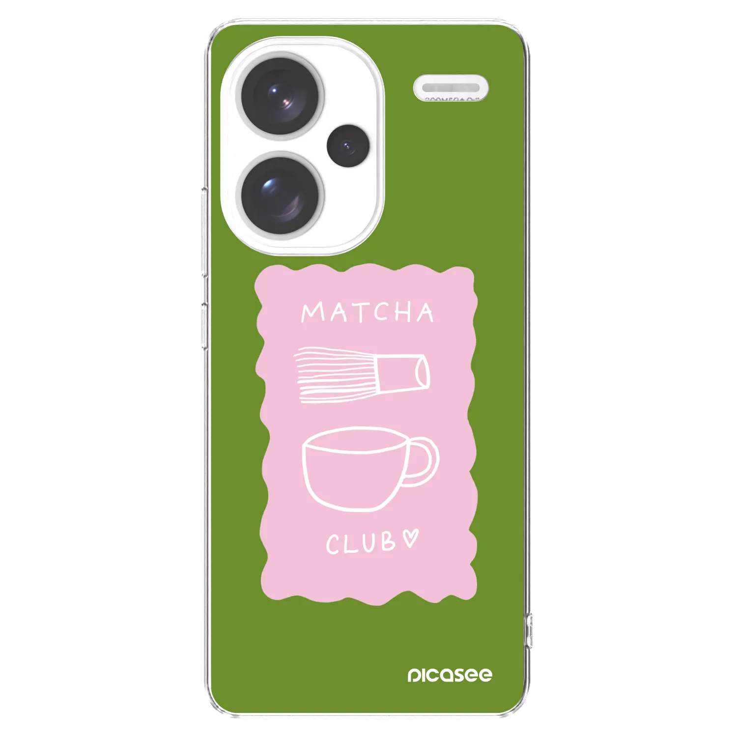 Picasee husă transparentă din silicon pentru Xiaomi Redmi Note 13 Pro+ 5G - Matcha club