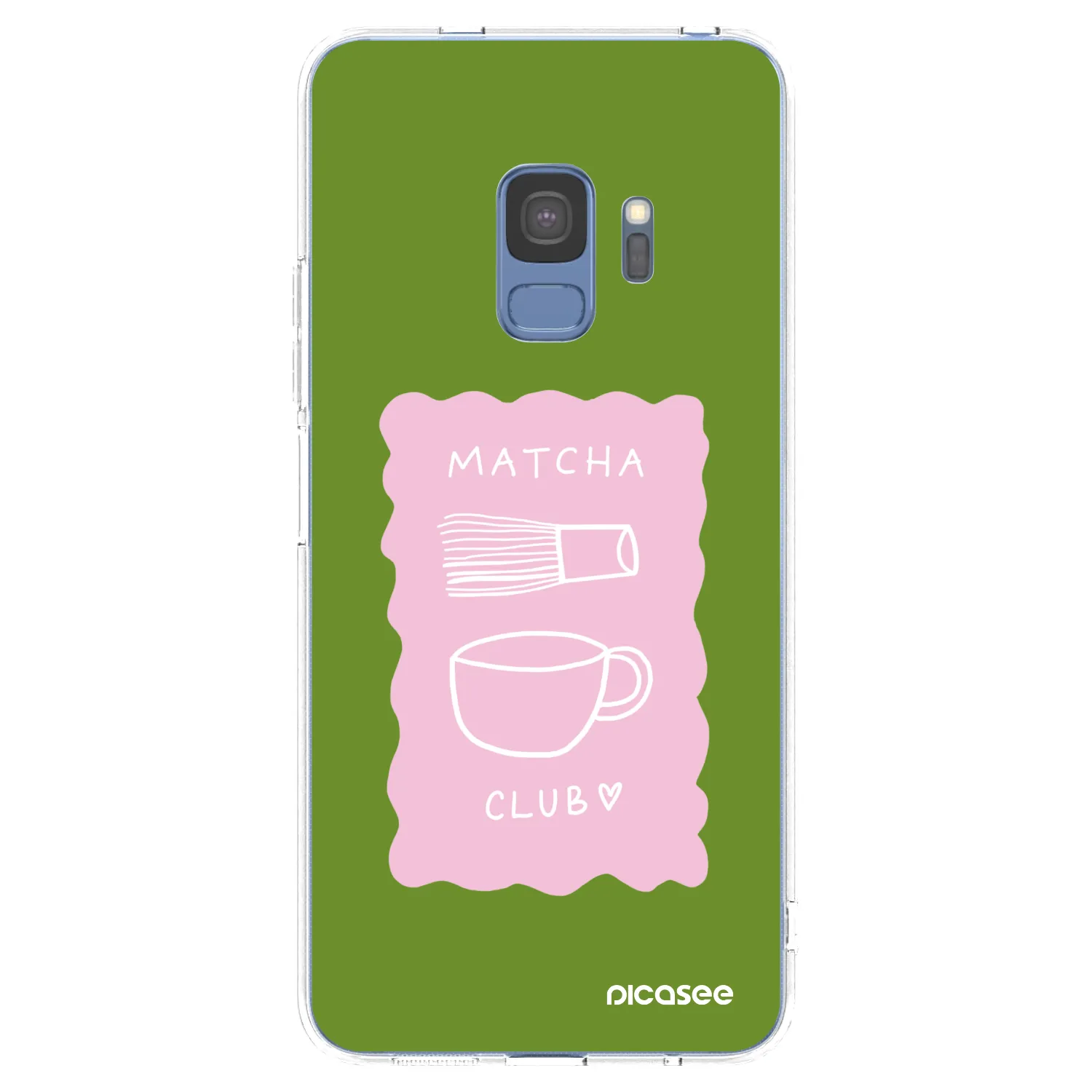 Picasee husă transparentă din silicon pentru Samsung Galaxy S9 G960F - Matcha club