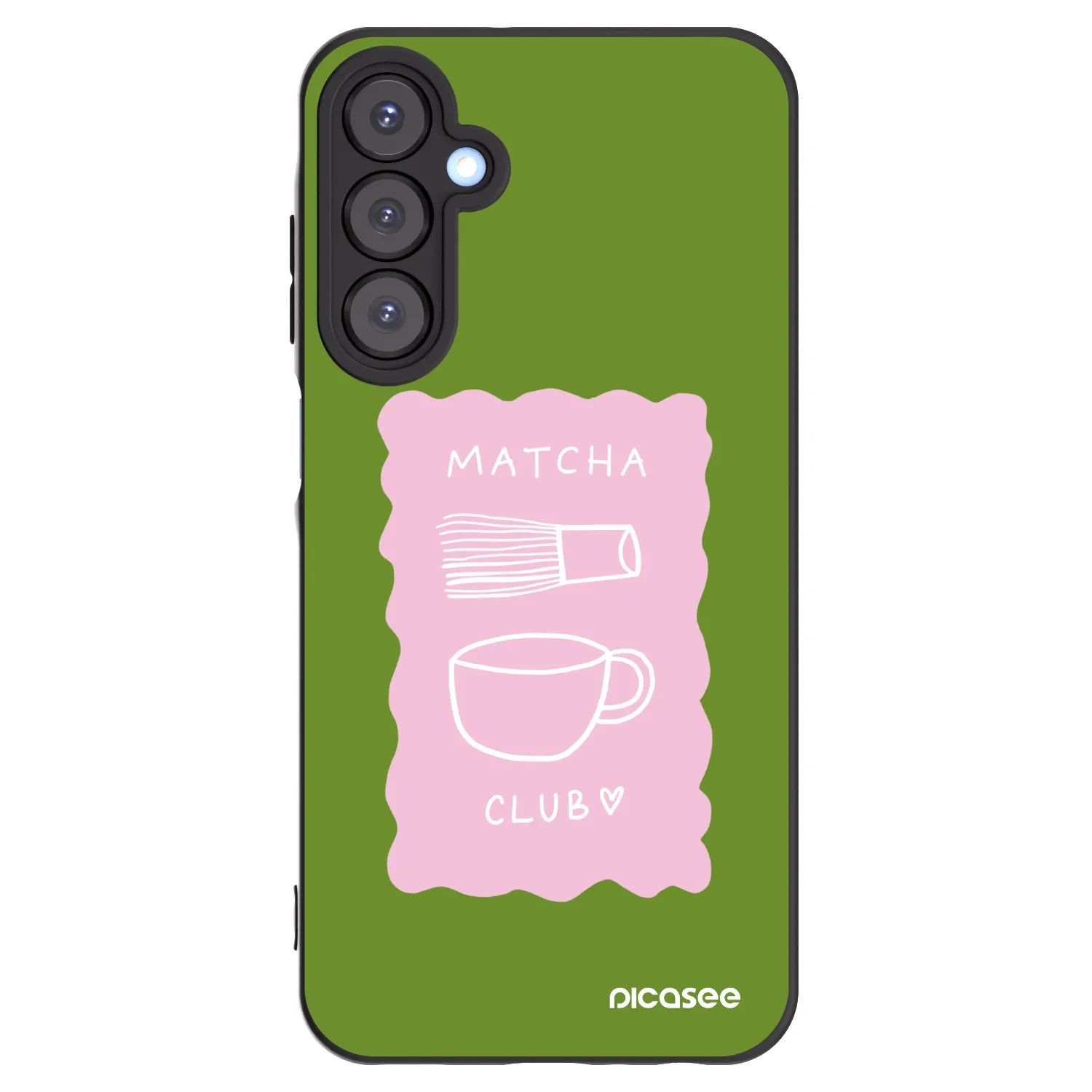 Picasee husă neagră din silicon pentru Samsung Galaxy A25 A256B 5G - Matcha club