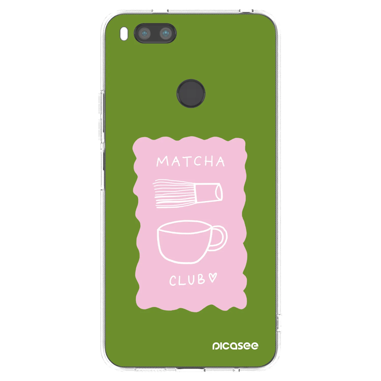 Picasee husă transparentă din silicon pentru Xiaomi Mi A1 Global - Matcha club