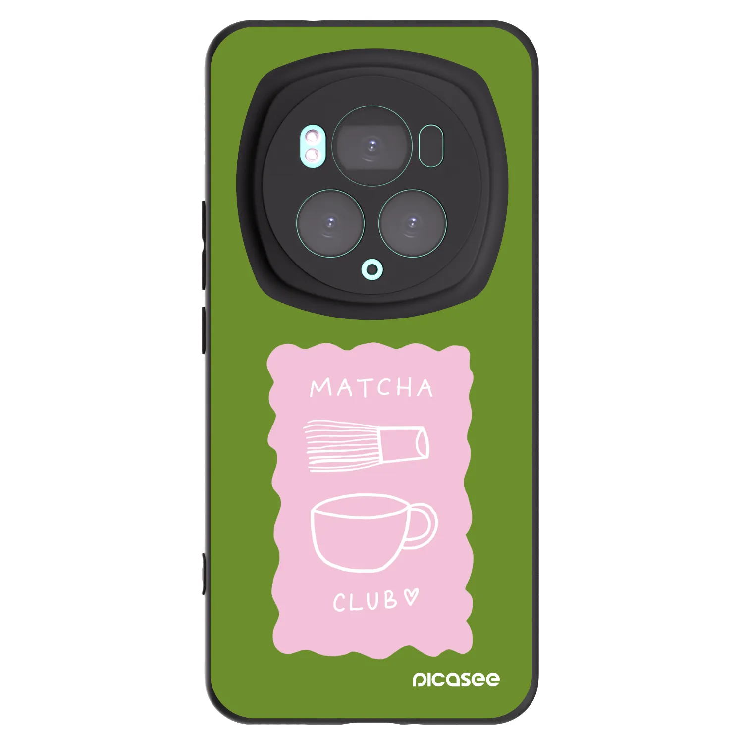 Picasee husă neagră din silicon pentru Honor Magic6 Pro - Matcha club