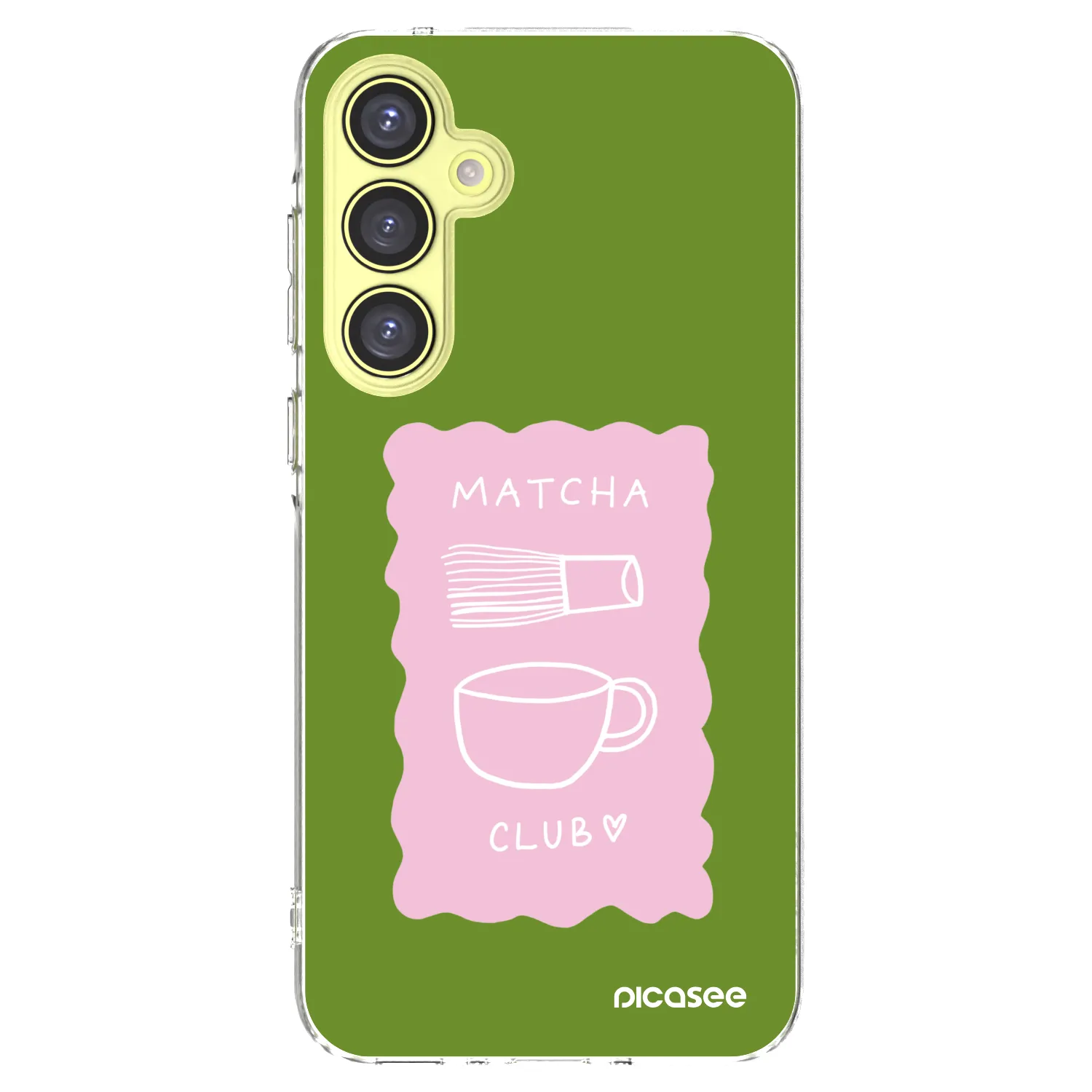 Picasee husă transparentă din silicon pentru Samsung Galaxy A35 5G A356B - Matcha club