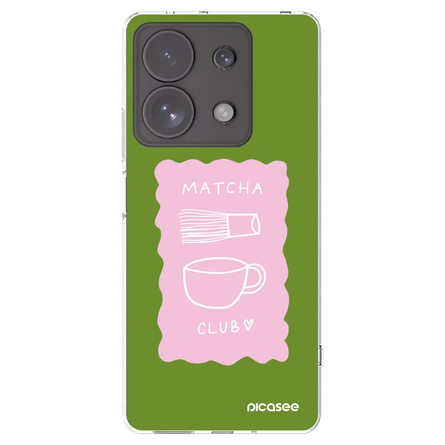 Picasee husă transparentă din silicon pentru Xiaomi Redmi Note 13 Pro 4G - Matcha club