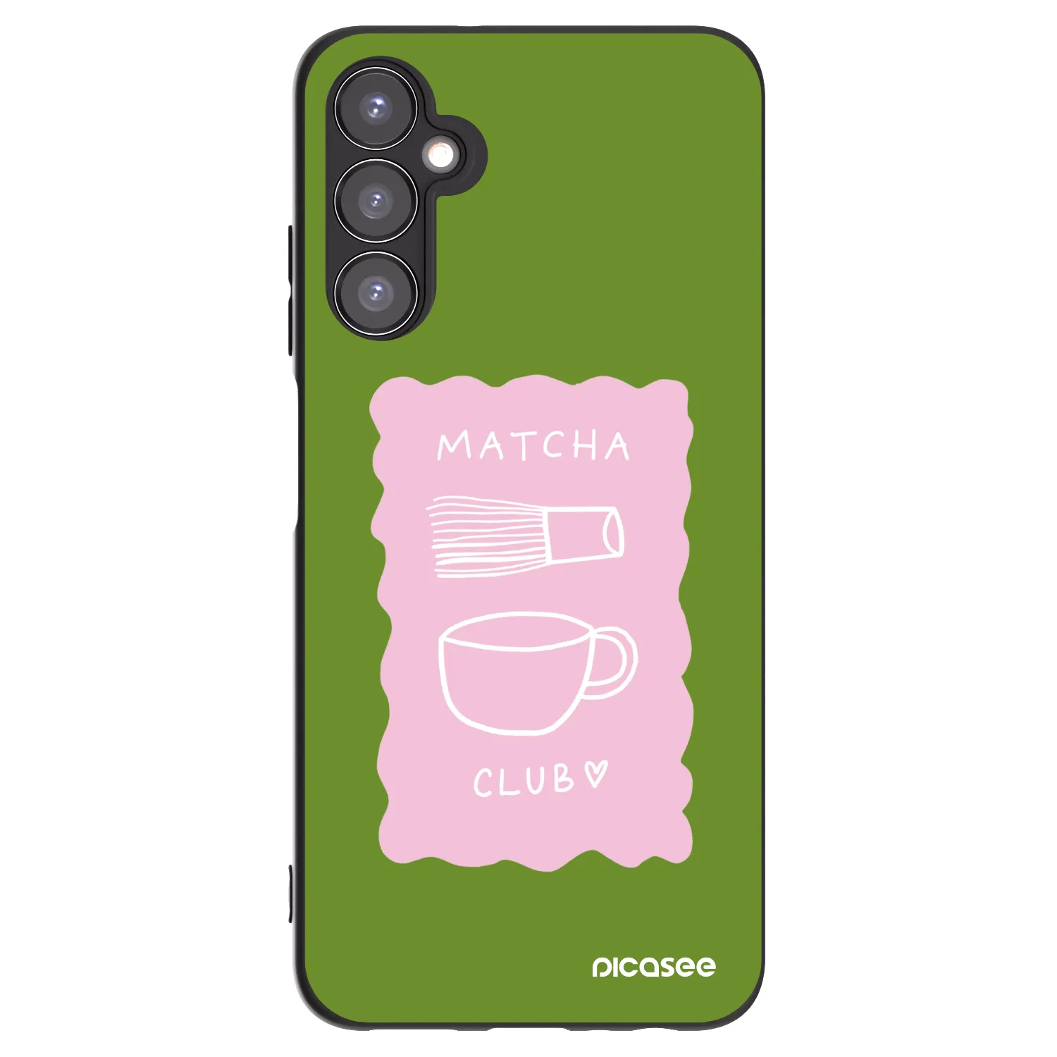 Picasee husă neagră din silicon pentru Samsung Galaxy A05s A057G - Matcha club