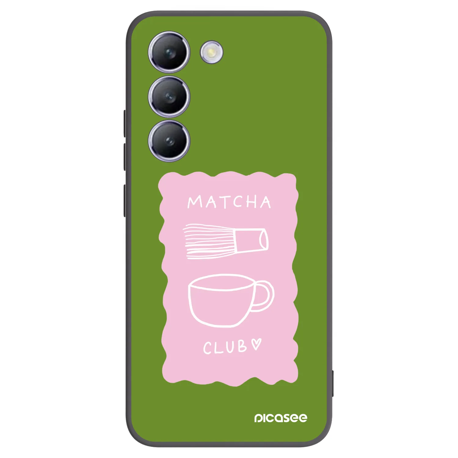 Picasee husă neagră din silicon pentru Vivo V40 SE 5G - Matcha club