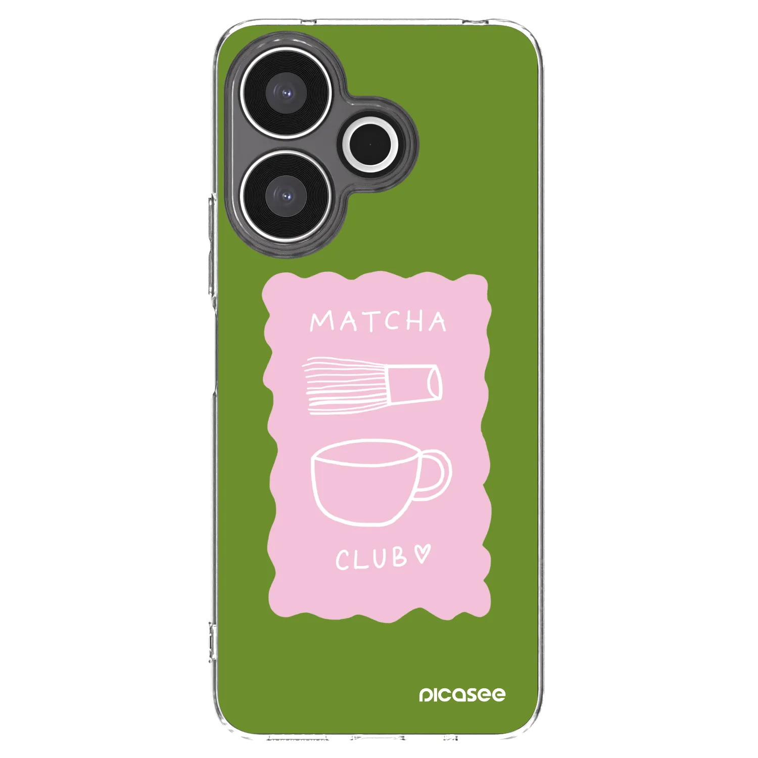 Picasee husă transparentă din silicon pentru Xiaomi Redmi 13 4G - Matcha club