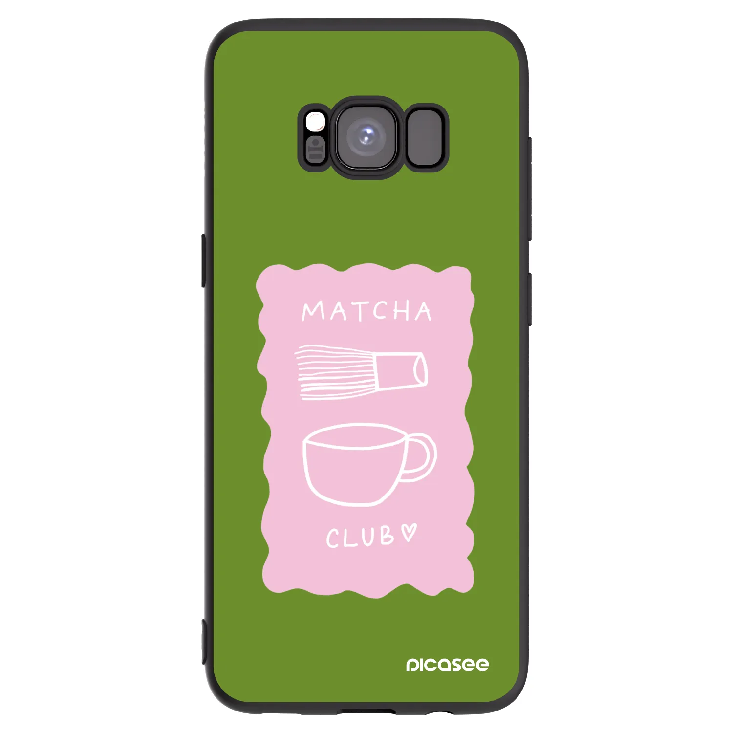 Picasee husă neagră din silicon pentru Samsung Galaxy S8 G950F - Matcha club