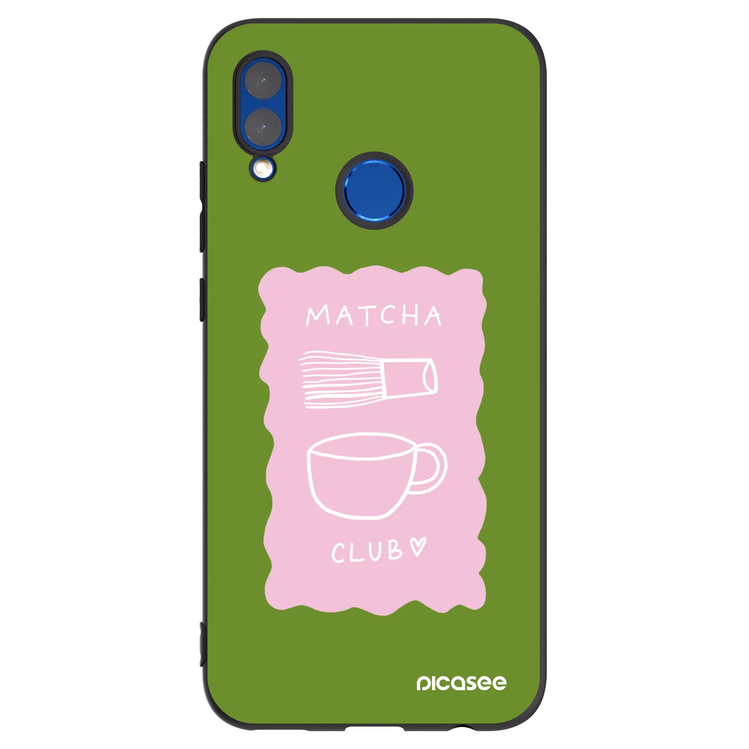 Picasee husă neagră din silicon pentru Huawei P Smart 2019 - Matcha club