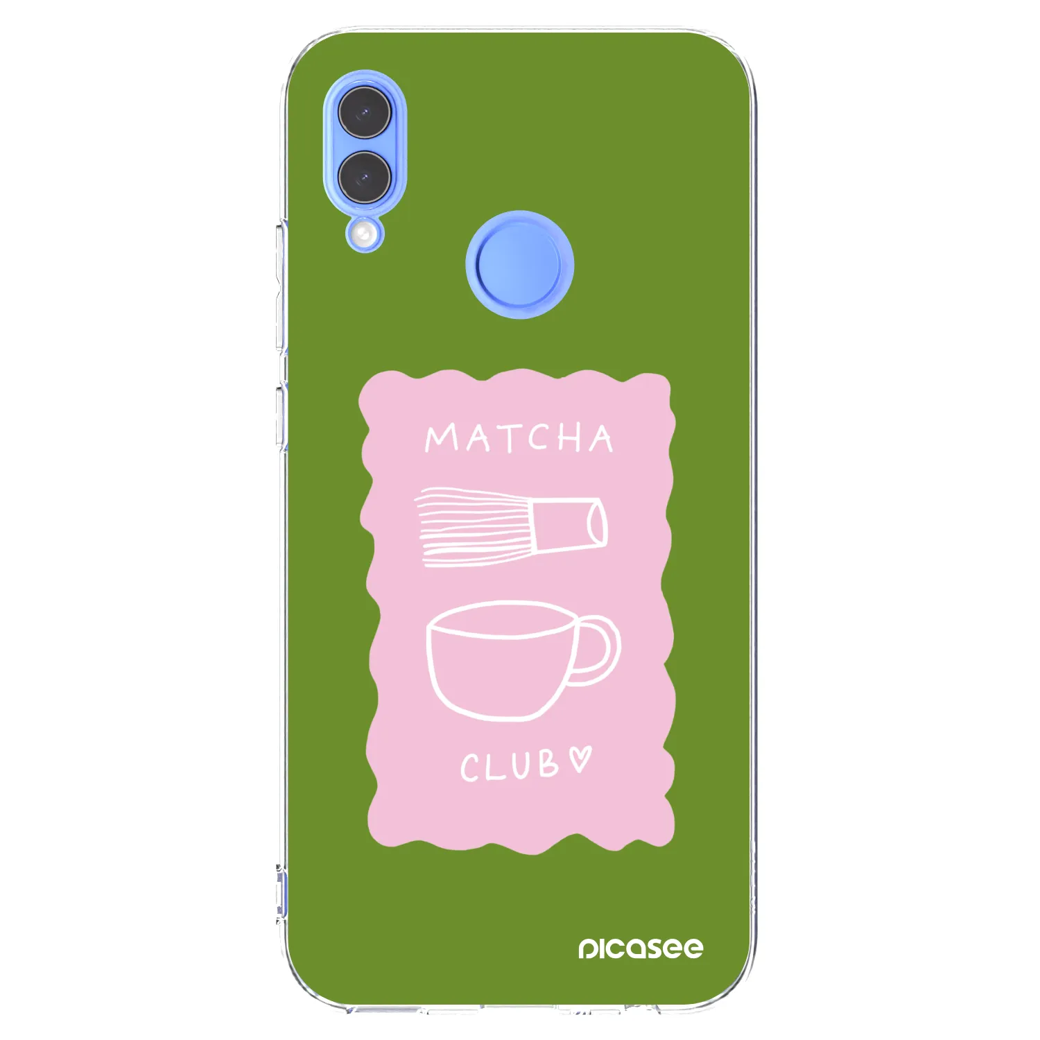 Picasee husă transparentă din silicon pentru Honor 10 Lite - Matcha club