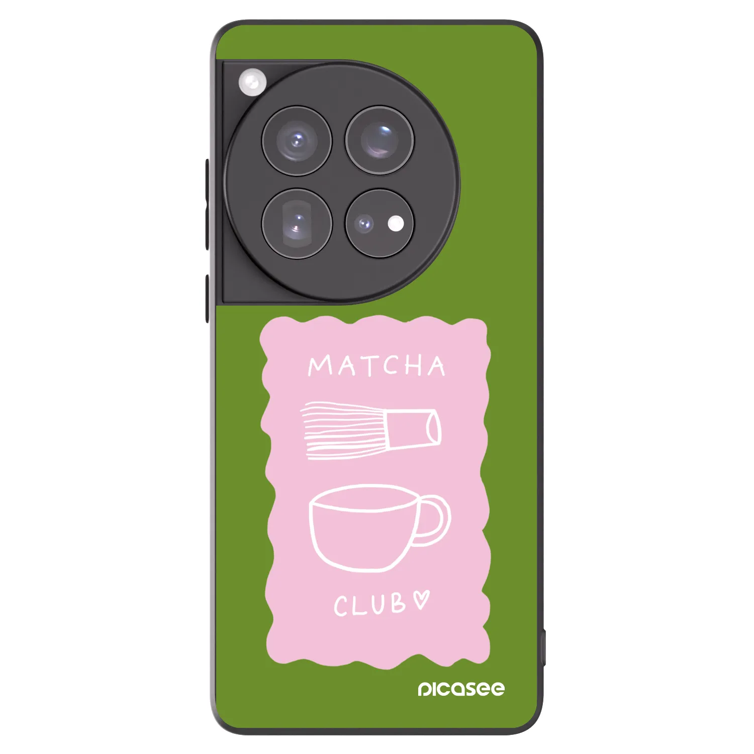 Picasee husă neagră din silicon pentru OnePlus 12 5G - Matcha club