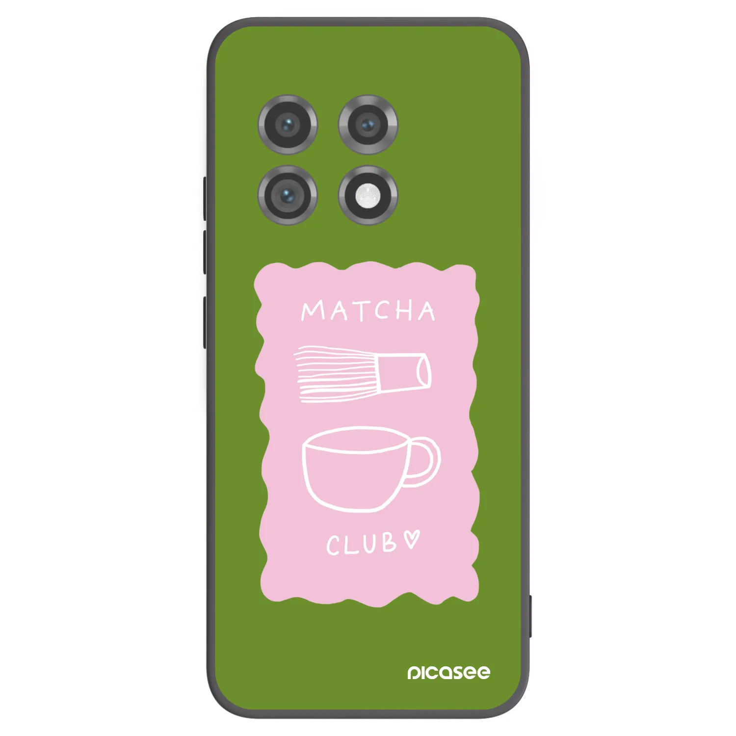 Picasee husă neagră din silicon pentru OnePlus 11 5G - Matcha club