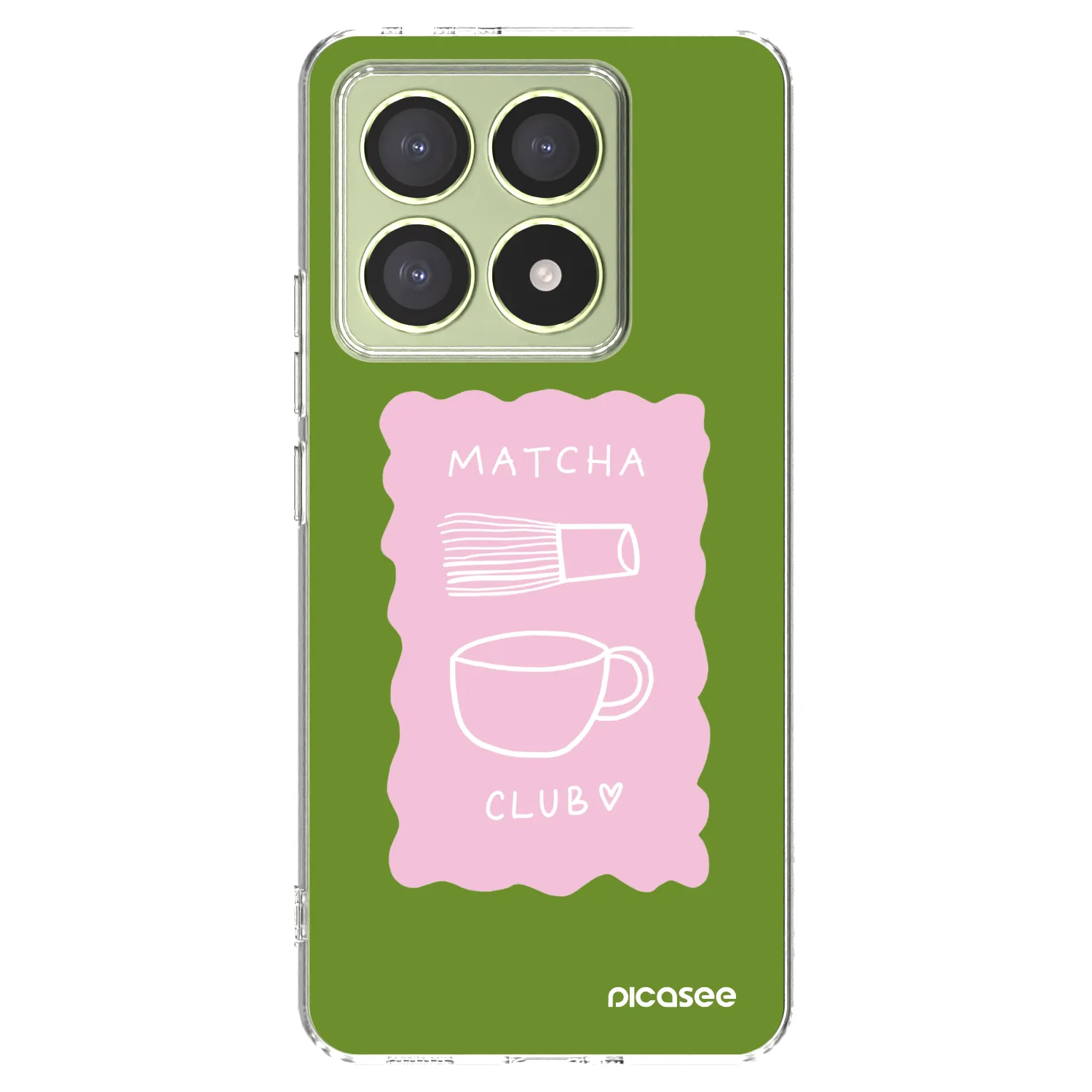 Picasee husă transparentă din silicon pentru Xiaomi 14T - Matcha club