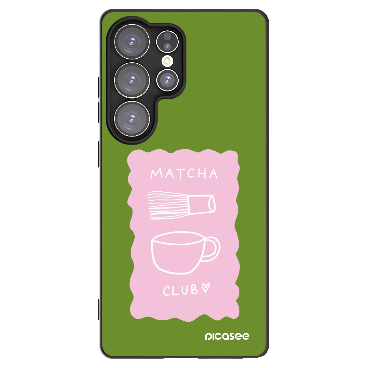 Picasee husă neagră din silicon pentru Samsung Galaxy S25 Ultra 5G - Matcha club
