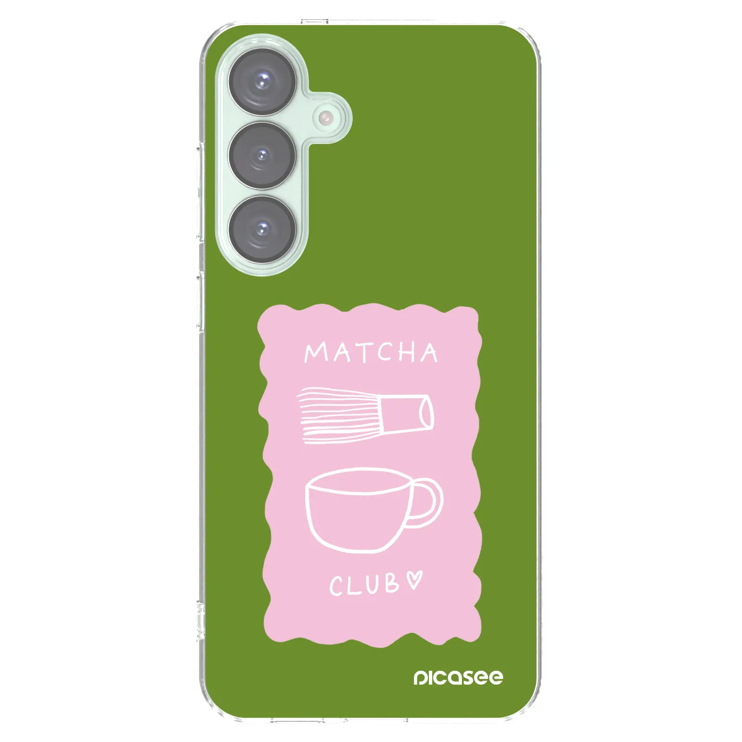 Picasee husă transparentă din silicon pentru Samsung Galaxy S25+ 5G - Matcha club