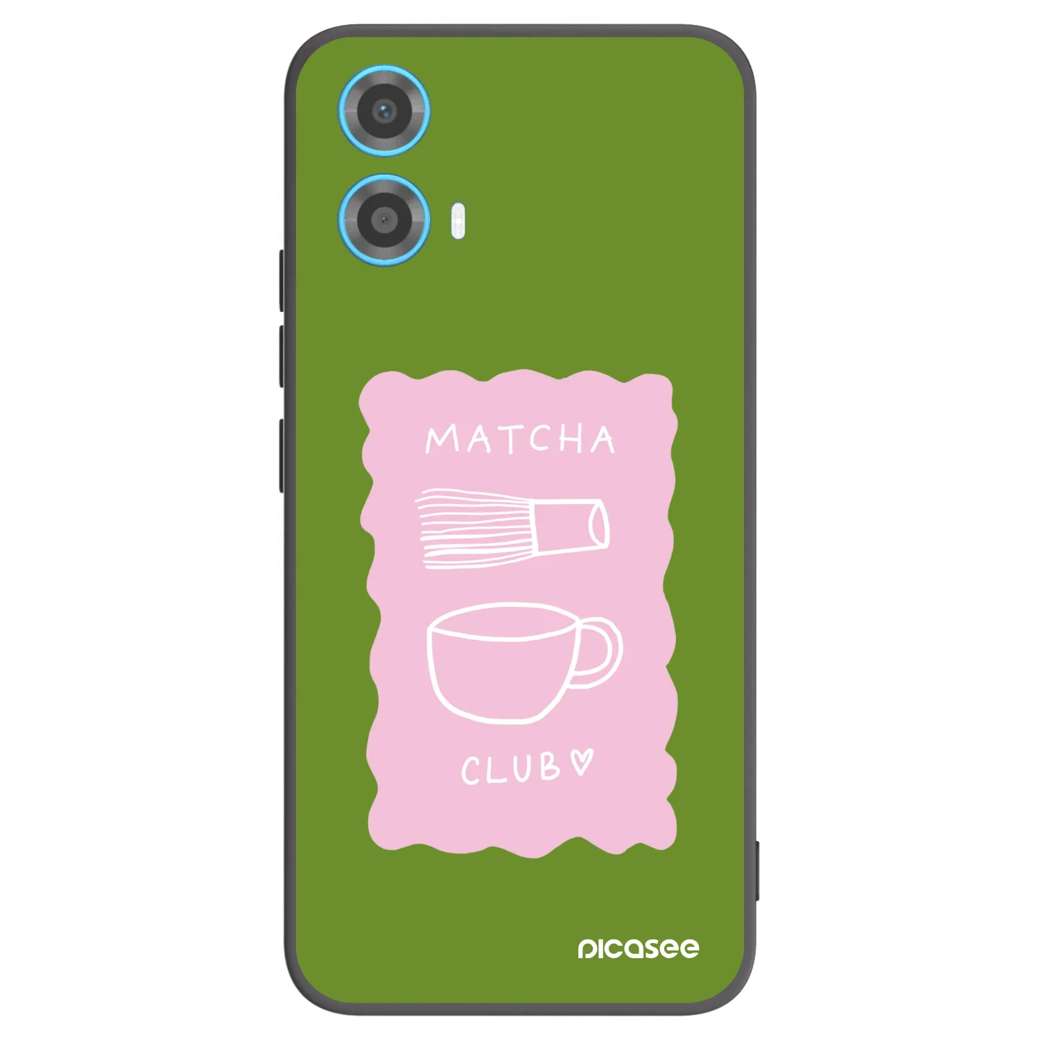 Picasee husă neagră din silicon pentru Motorola Moto G34 5G - Matcha club