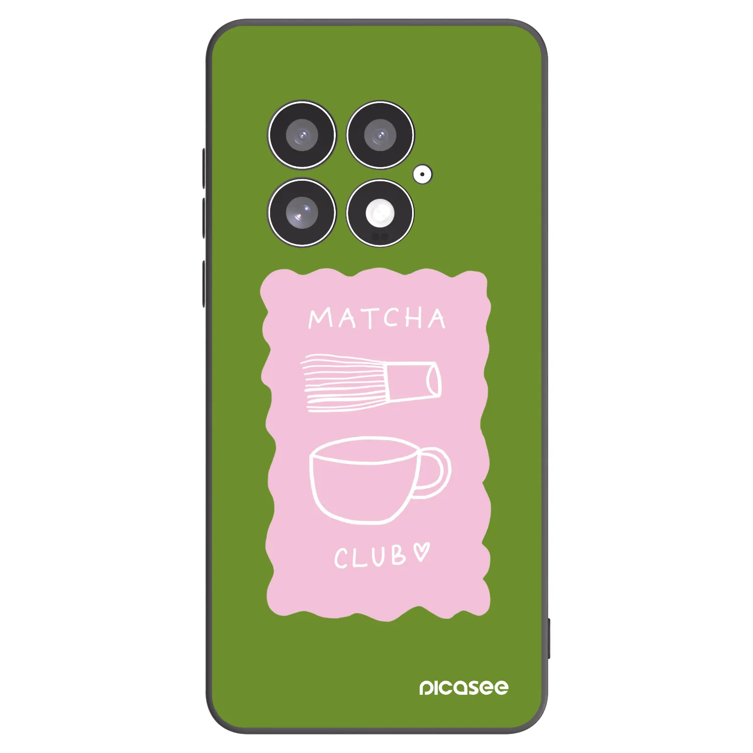 Picasee husă neagră din silicon pentru OnePlus 13 5G - Matcha club