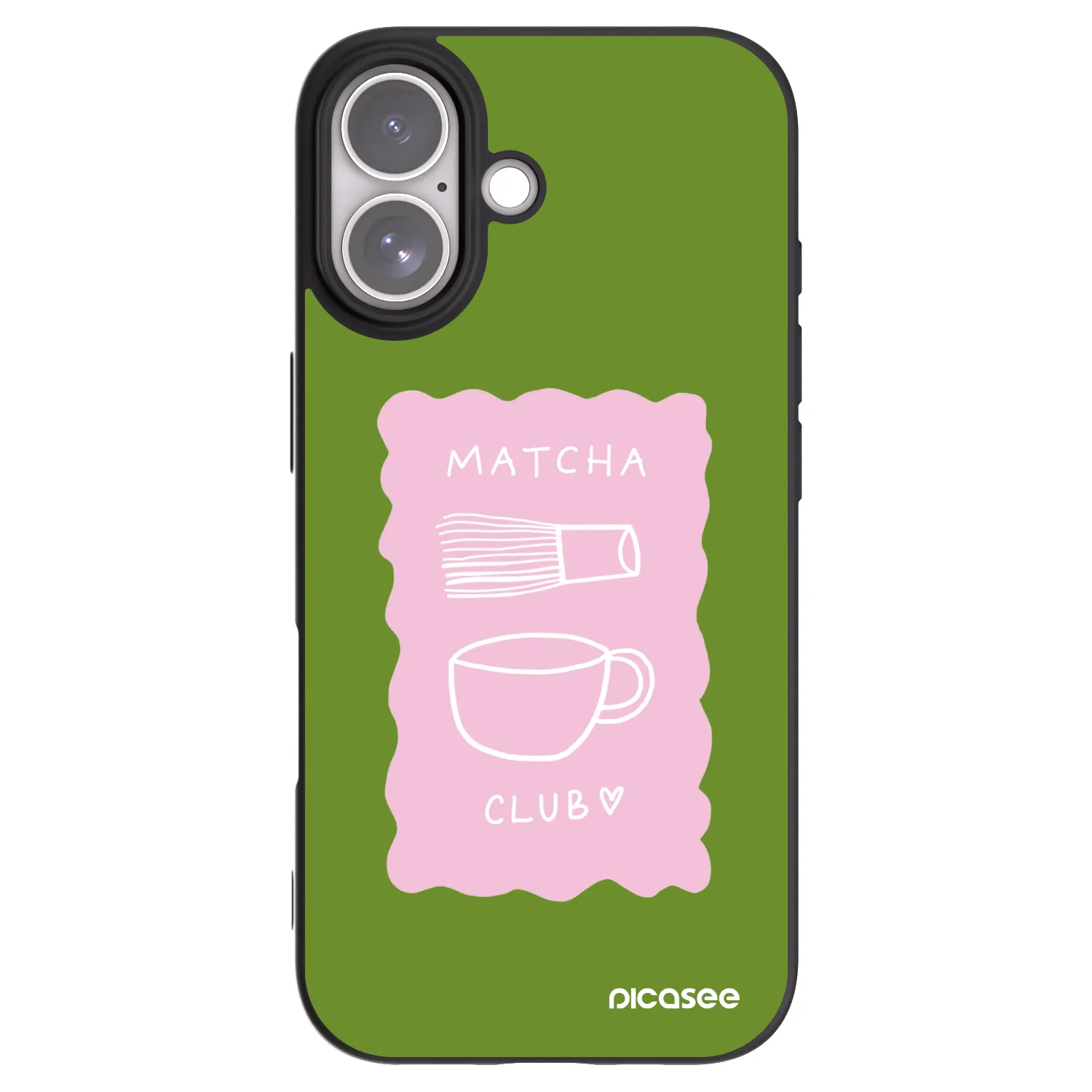 Picasee husă neagră din silicon pentru Apple iPhone 17 - Matcha club