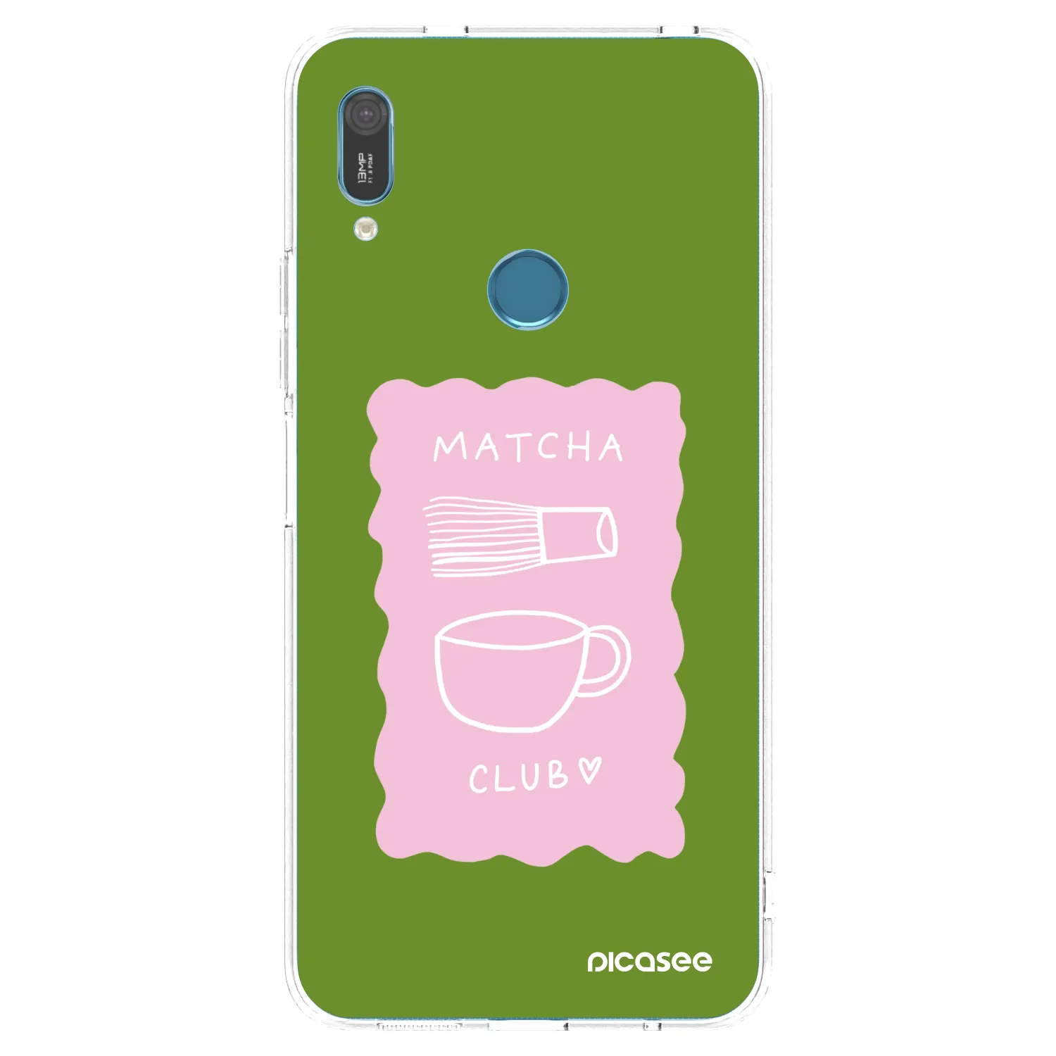 Picasee husă transparentă din silicon pentru Huawei Y6 2019 - Matcha club